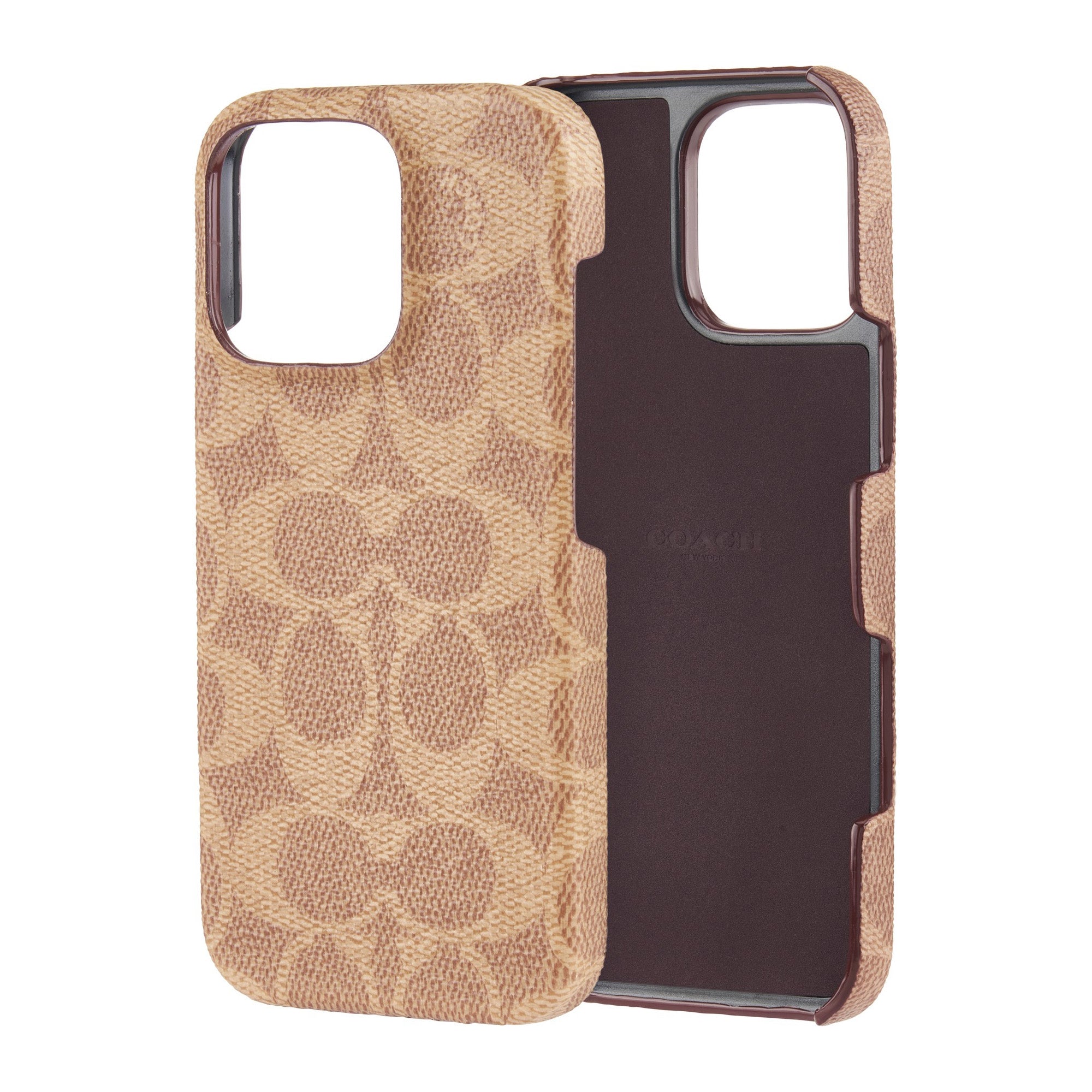 iPhone 16 Pro Max Coach Slim Wrap Signature C Case - Tan - 15-13375