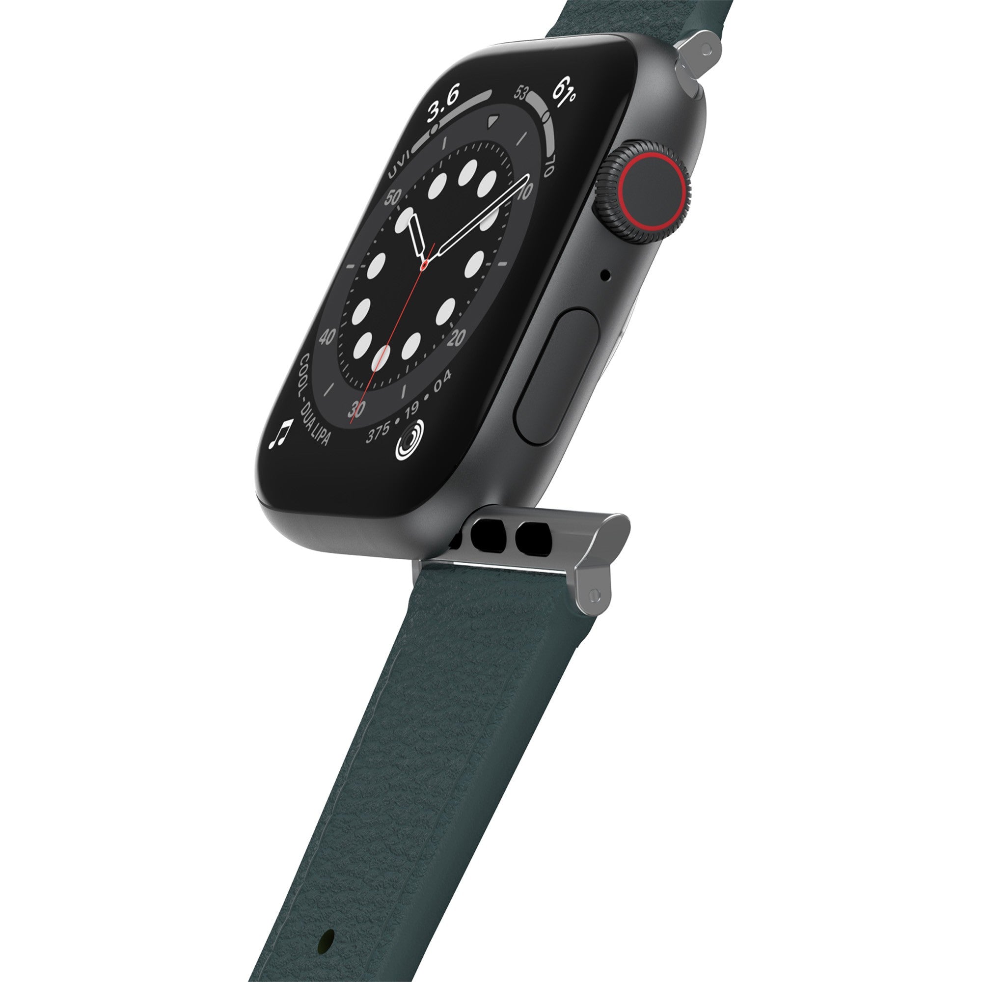 Apple Watch 42/44/45mm Otterbox Symmetry Cactus Leather Watch Band - Green - Juniper Sprig - 15-13500