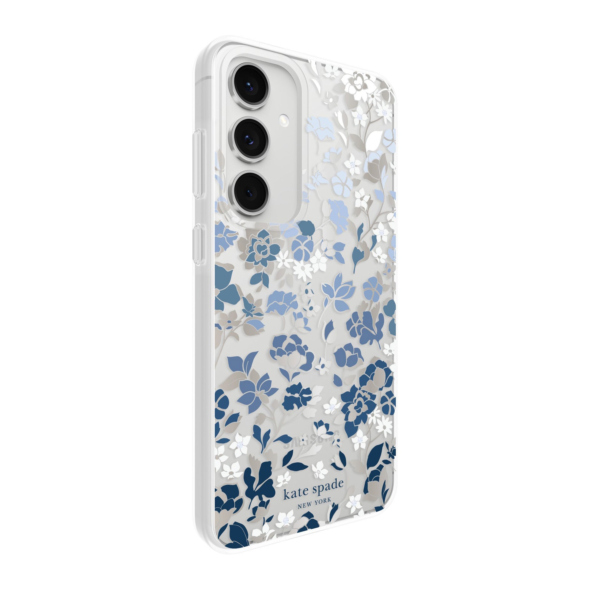 Samsung Galaxy S24 FE Kate Spade Protective Prints Case - Flowerbed Blue - 15-13606