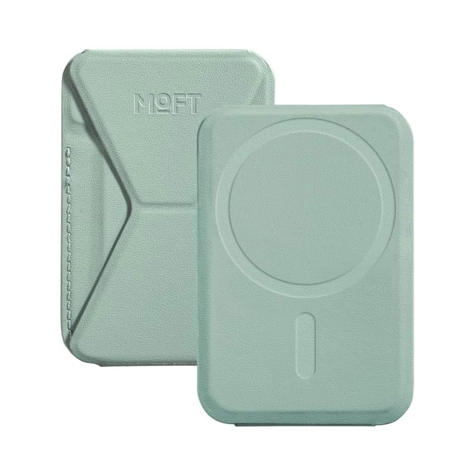 MOFT Snap-On Phone Stand + Wallet MagSafe - Seafoam - 15-13695