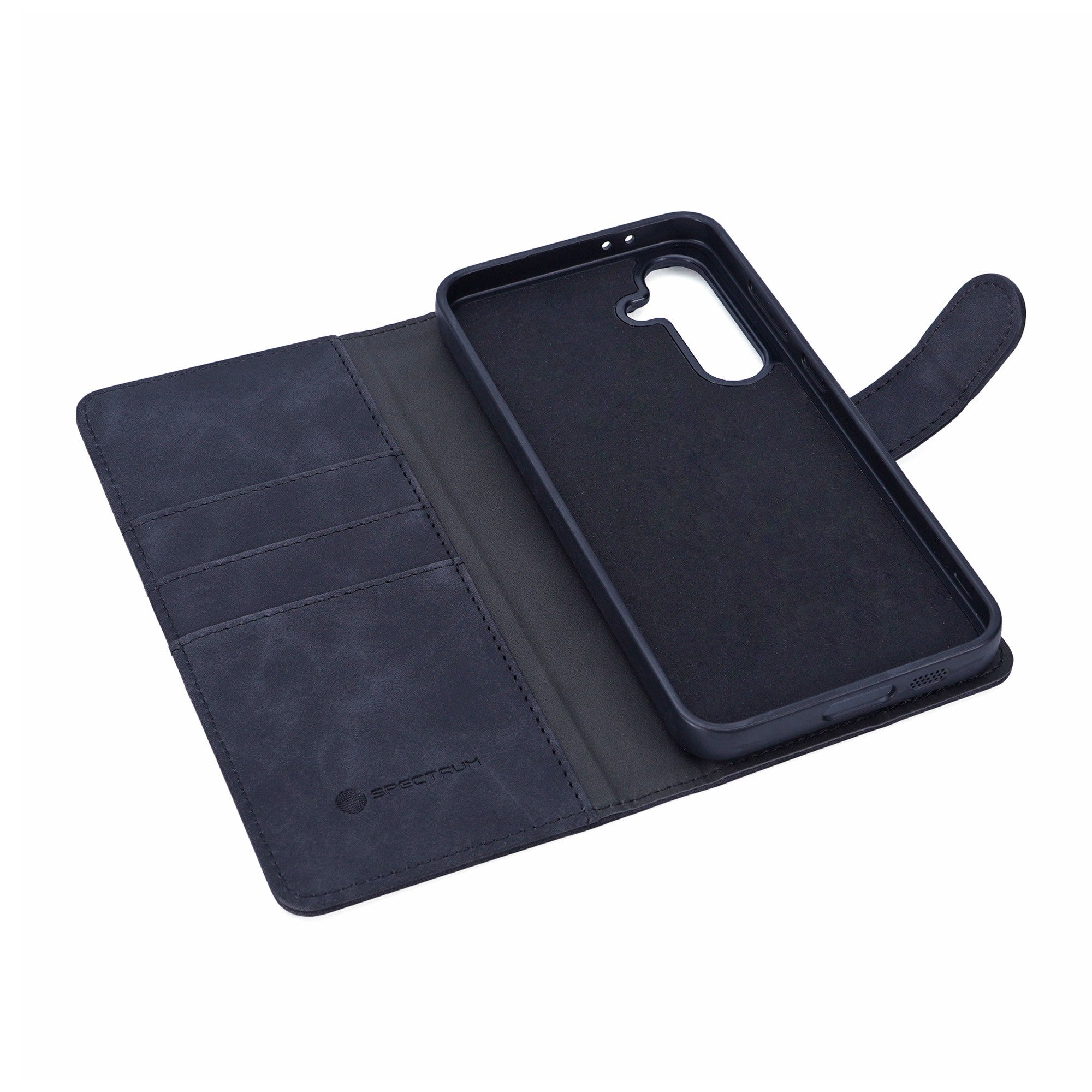 Samsung Galaxy S24 FE SPECTRUM Folio Slim Detachable 2-1 Wallet Case - Black - 15-13740