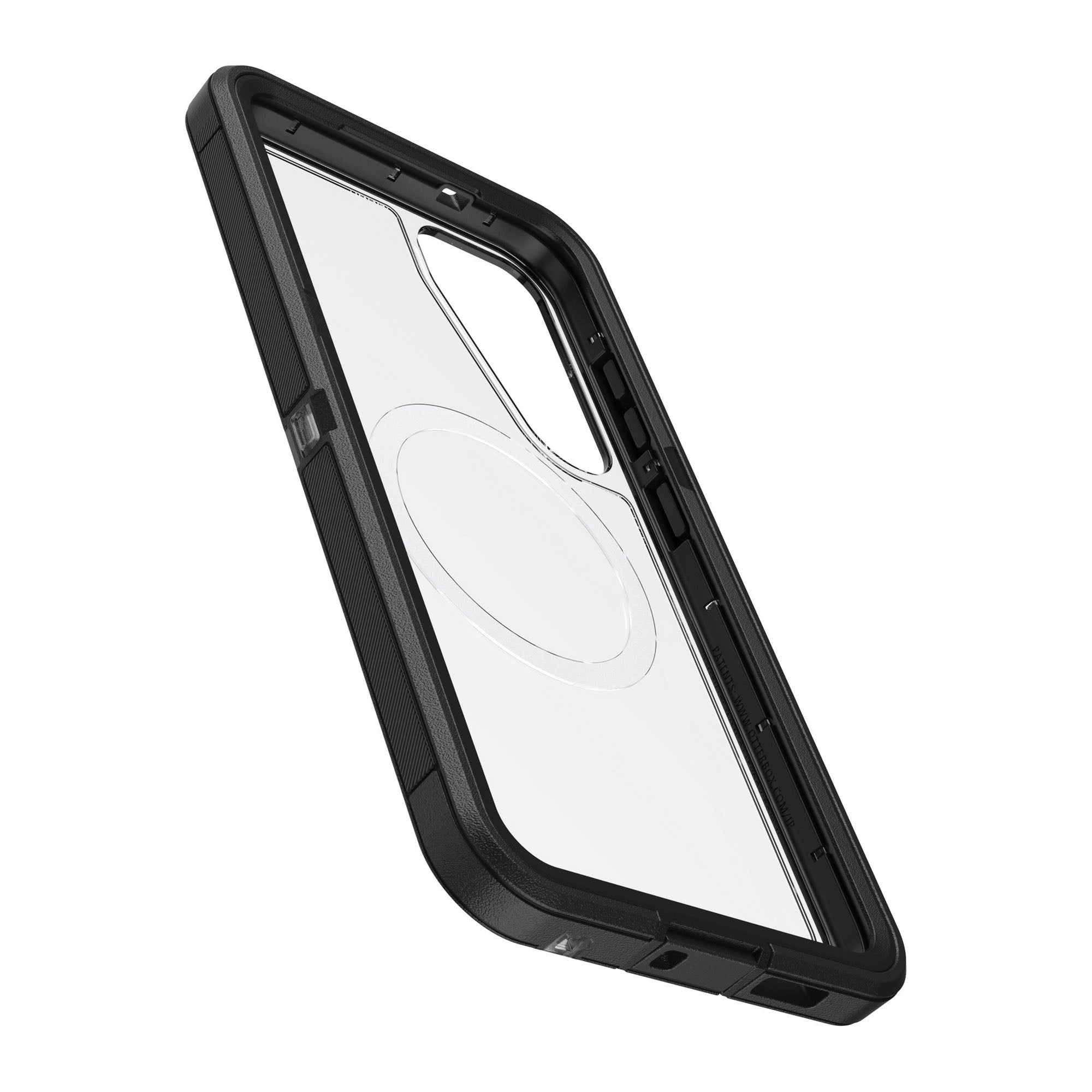 Samsung Galaxy S25+ Otterbox Defender Series Pro XT Clear w/Magnets Case - Clear/Black - Dark Side - 15-13770