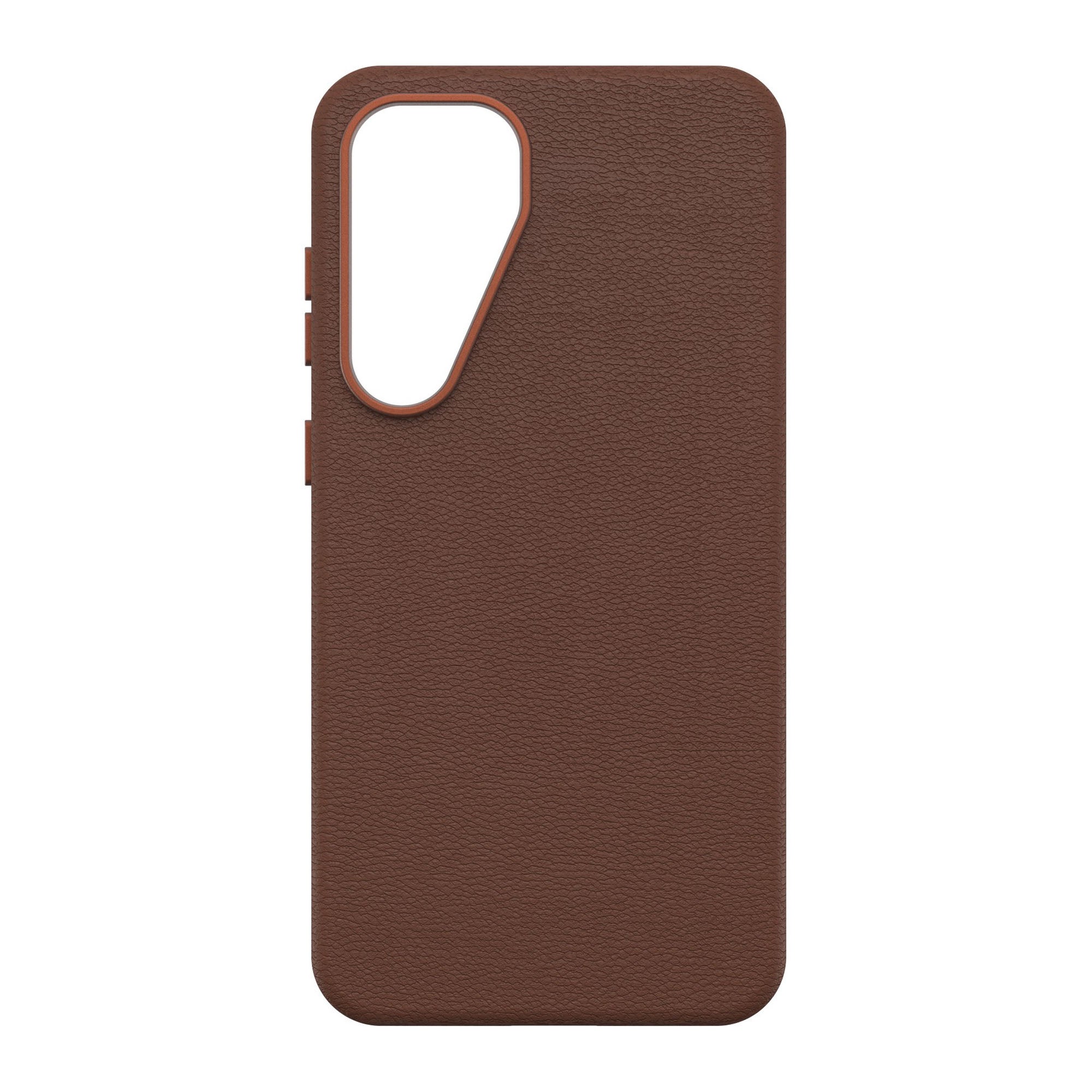 Samsung Galaxy S25+ Otterbox Symmetry Cactus Leather Series Case - Brown - Rich Adobe - 15-13794