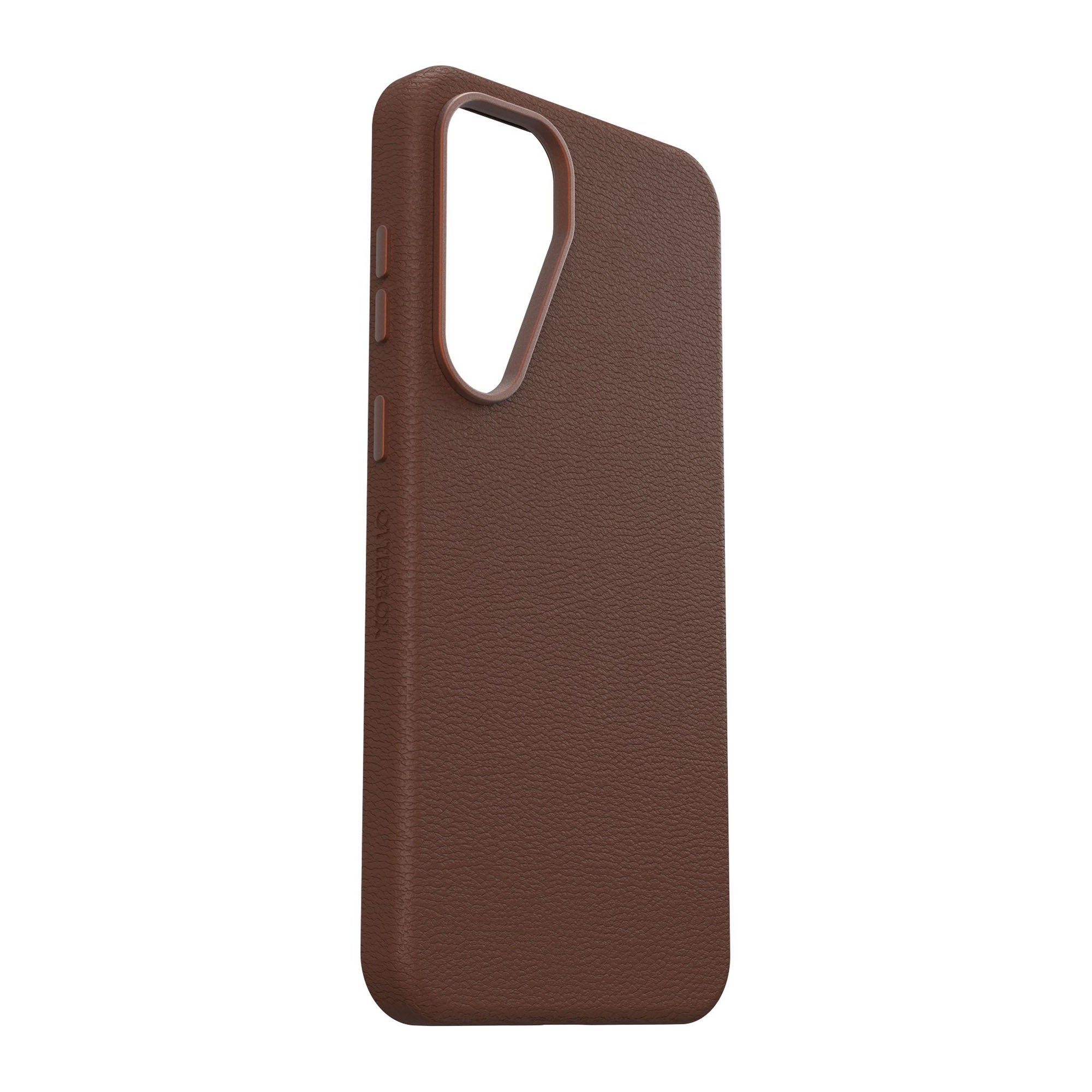 Samsung Galaxy S25+ Otterbox Symmetry Cactus Leather Series Case - Brown - Rich Adobe - 15-13794