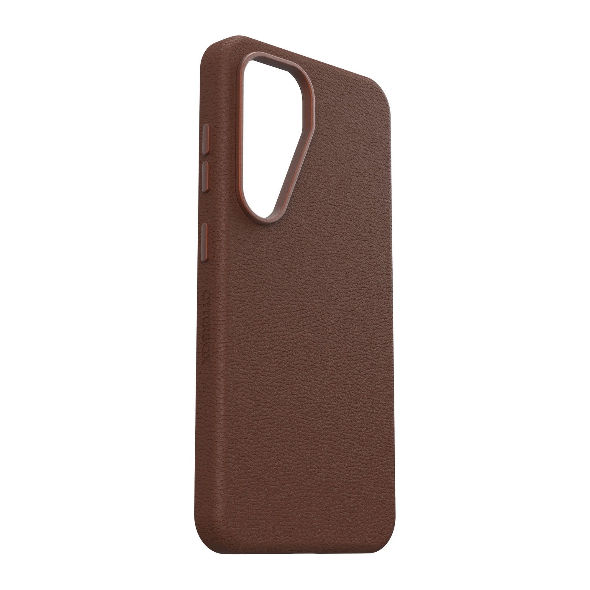 Samsung Galaxy S25 Otterbox Symmetry Cactus Leather Series Case - Brown - Rich Adobe - 15-13795