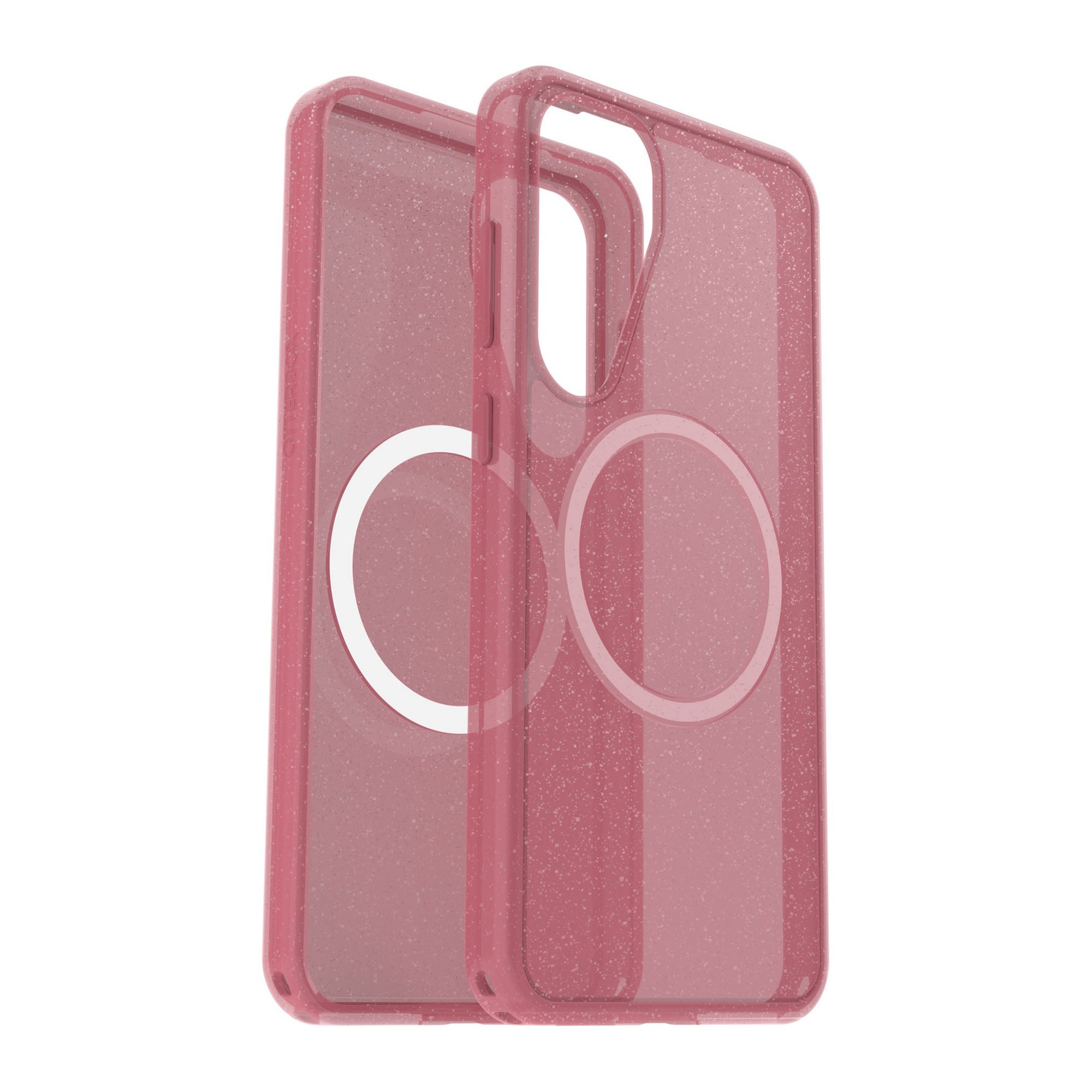 Samsung Galaxy S25+ Otterbox Symmetry Series w/Magnets Clear Case - Pink - Thimbleberry - 15-13808