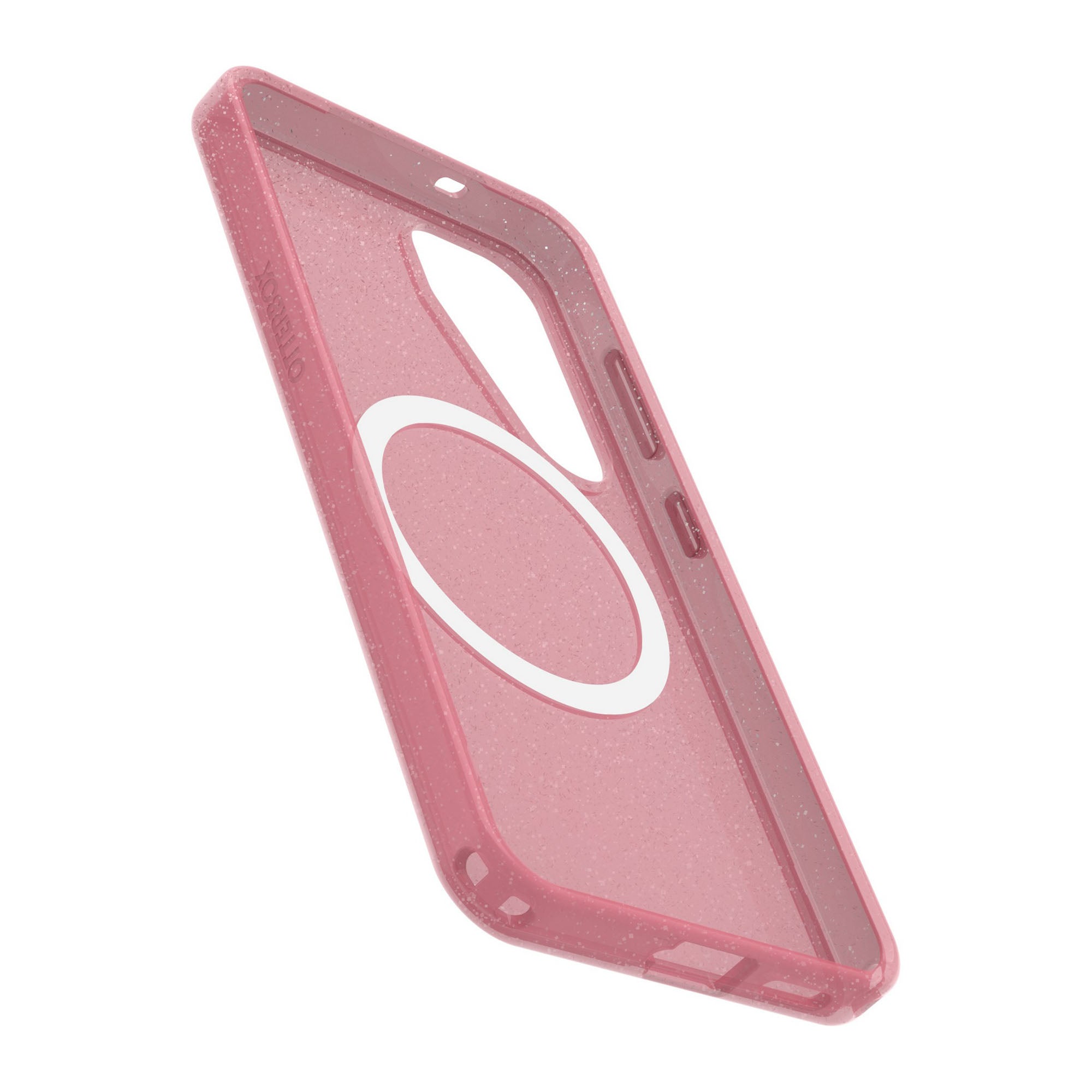 Samsung Galaxy S25 Otterbox Symmetry Series w/Magnets Clear Case - Pink - Thimbleberry - 15-13816