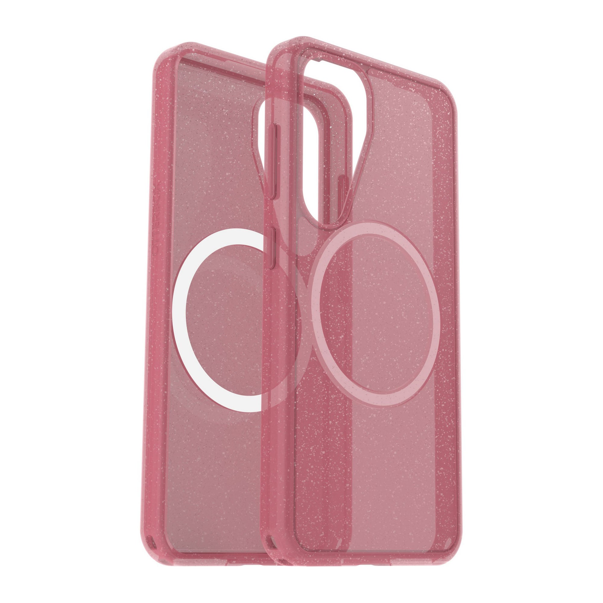 Samsung Galaxy S25 Otterbox Symmetry Series w/Magnets Clear Case - Pink - Thimbleberry - 15-13816