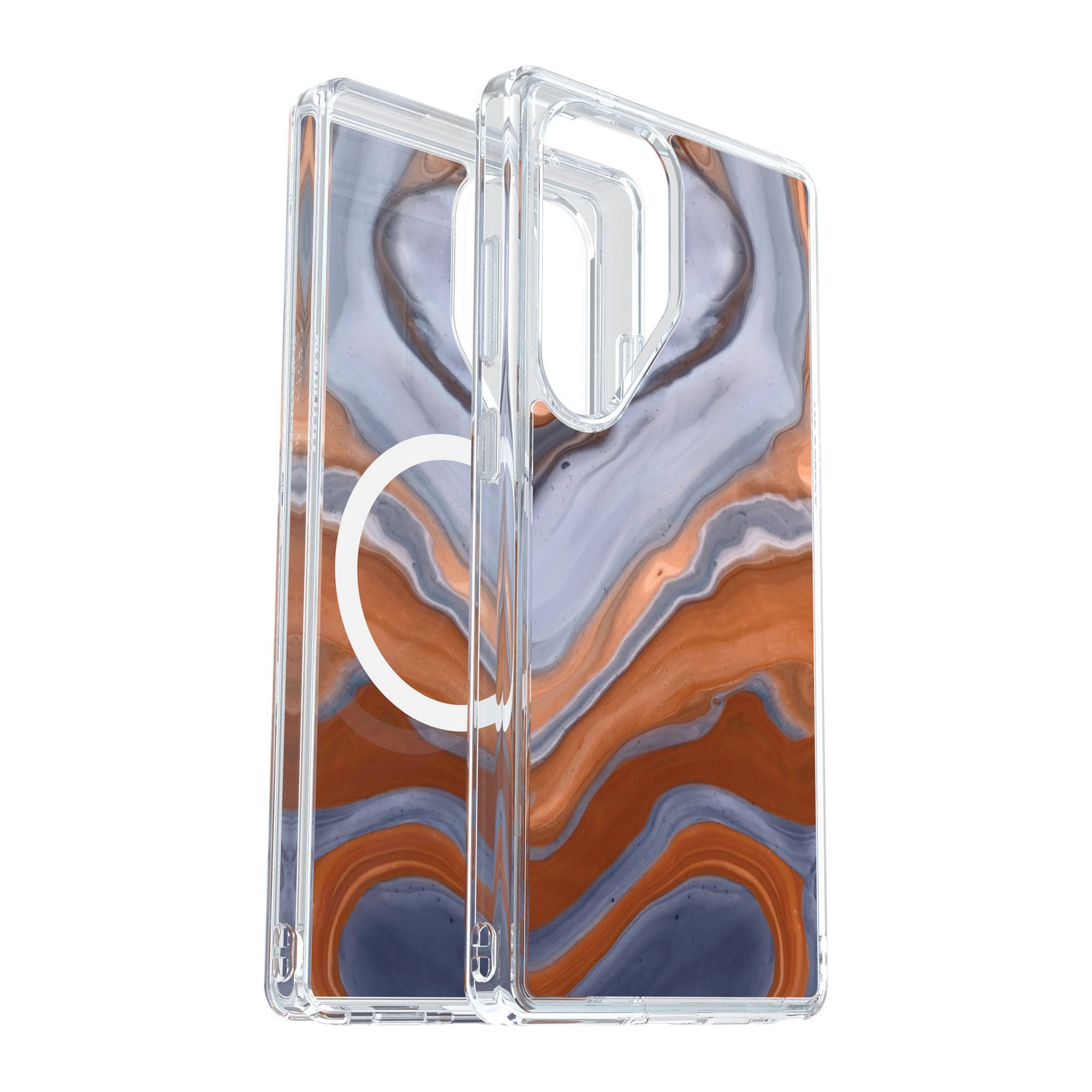 Samsung Galaxy S25 Ultra Otterbox Symmetry Series w/Magnets Clear Case - Blue - High Desert Agate - 15-13822