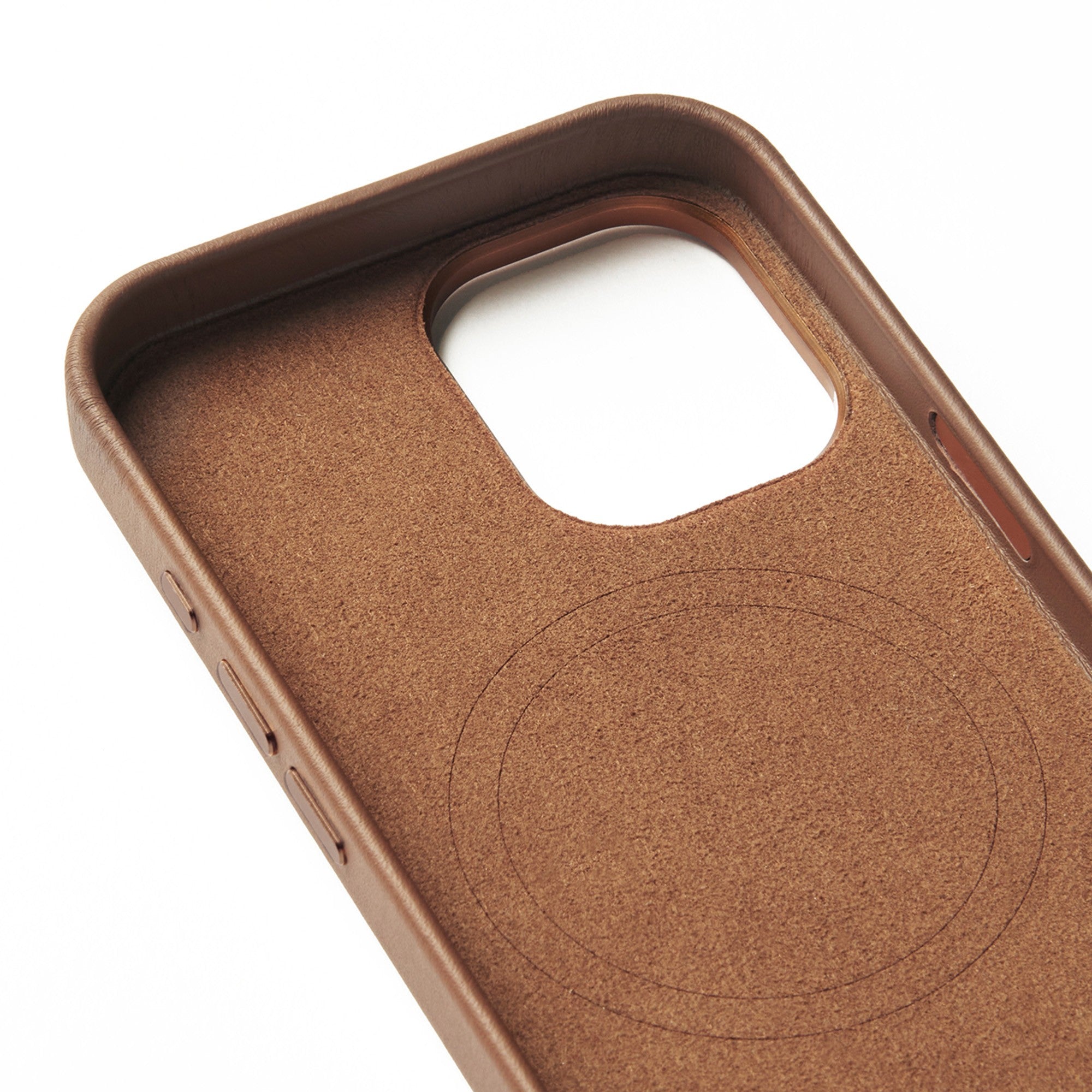 iPhone 16 Mujjo Full Leather w/MagSafe Case - Tan - 15-13828