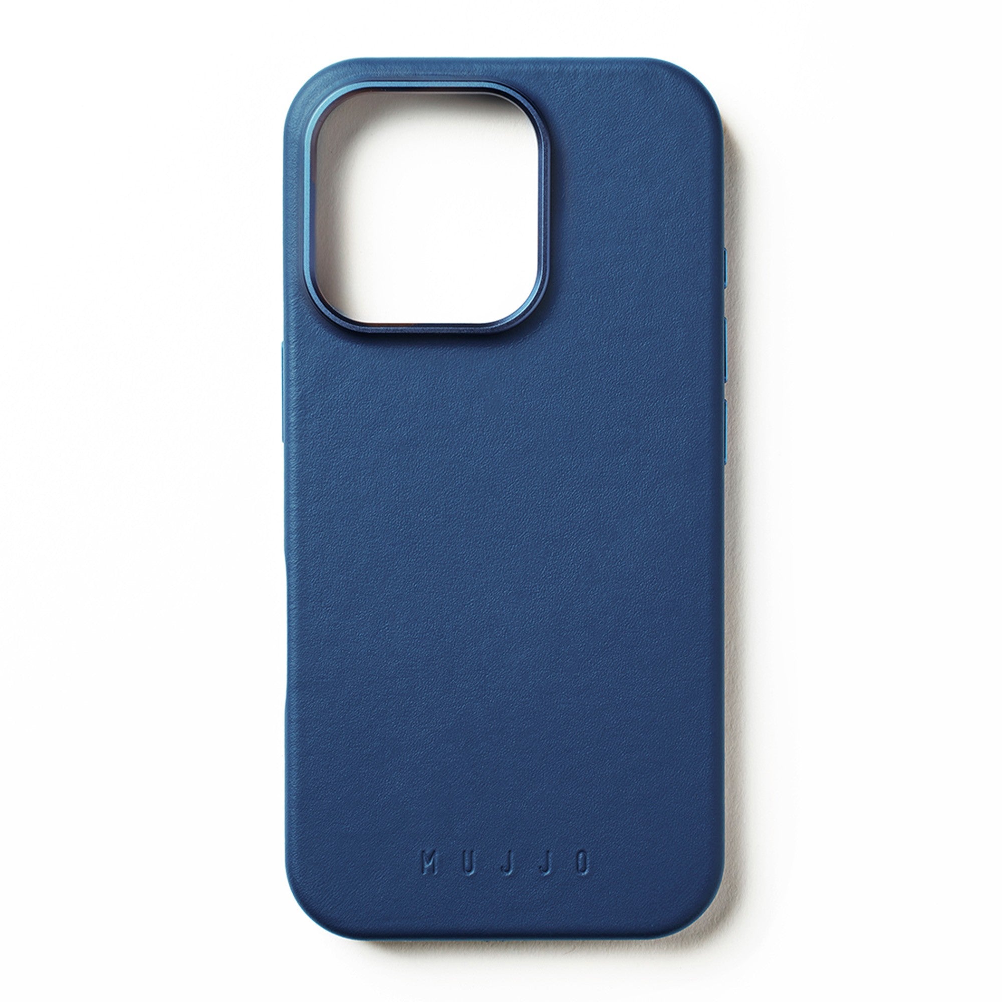 iPhone 16 Pro Mujjo Full Leather w/MagSafe Case - Monaco Blue - 15-13830