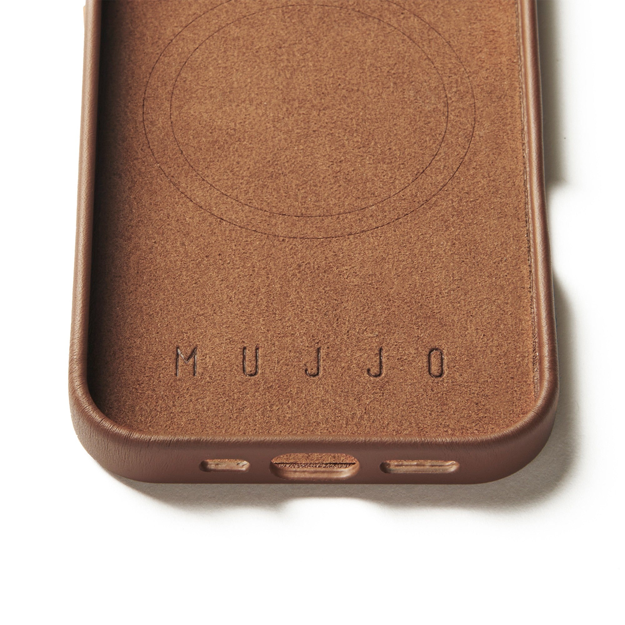 iPhone 16 Pro Mujjo Full Leather w/MagSafe Case - Tan - 15-13831