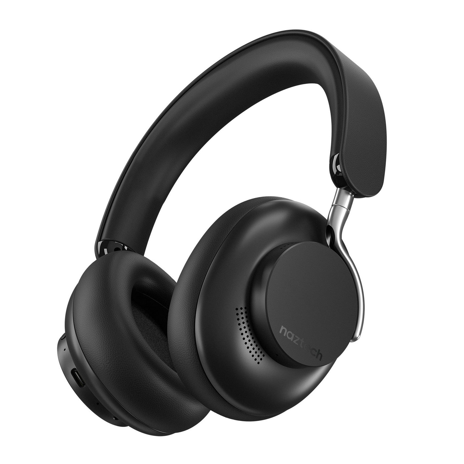 Naztech Aura 360 ANC Wireless Noise Cancelling Over-the-Ear Headphones - Black - Midnight - 15-13860