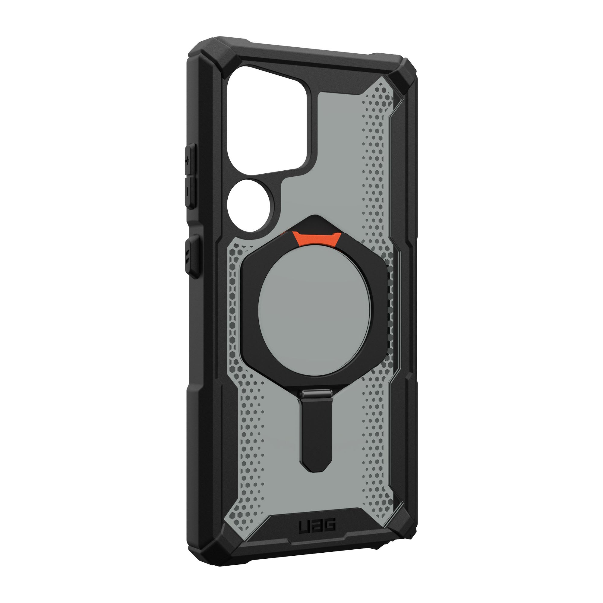 Samsung Galaxy S25 Ultra UAG Plasma XTE Kickstand w/Magnets Case - Black/Orange - 15-13866