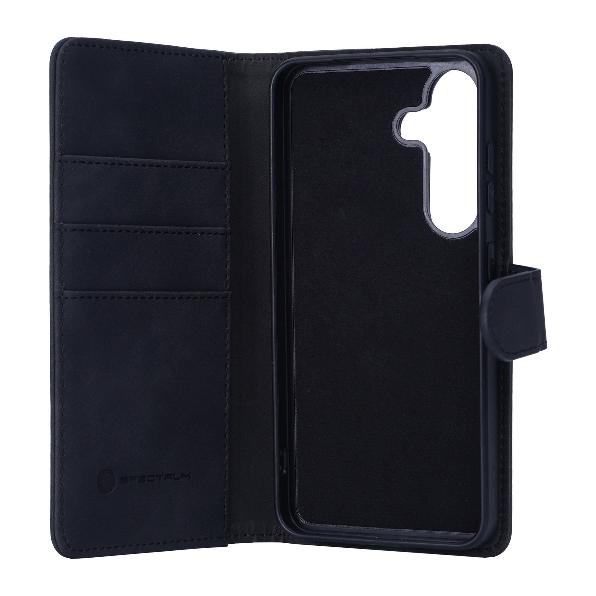 Samsung Galaxy S25/S24 SPECTRUM Folio Slim Detachable 2-1 Wallet Case - Black - 15-13894