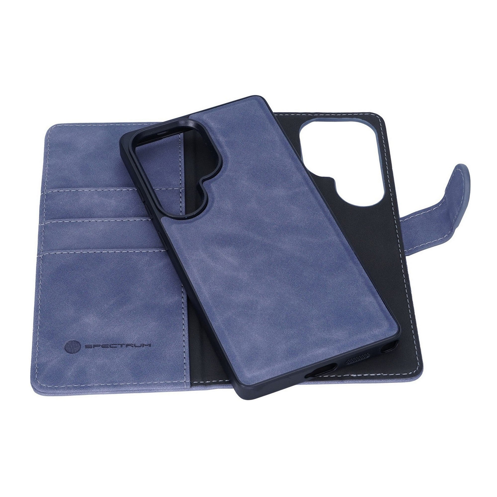 Samsung Galaxy S25 Ultra SPECTRUM Folio Slim Detachable 2-1 Wallet Case - Blue - 15-13898