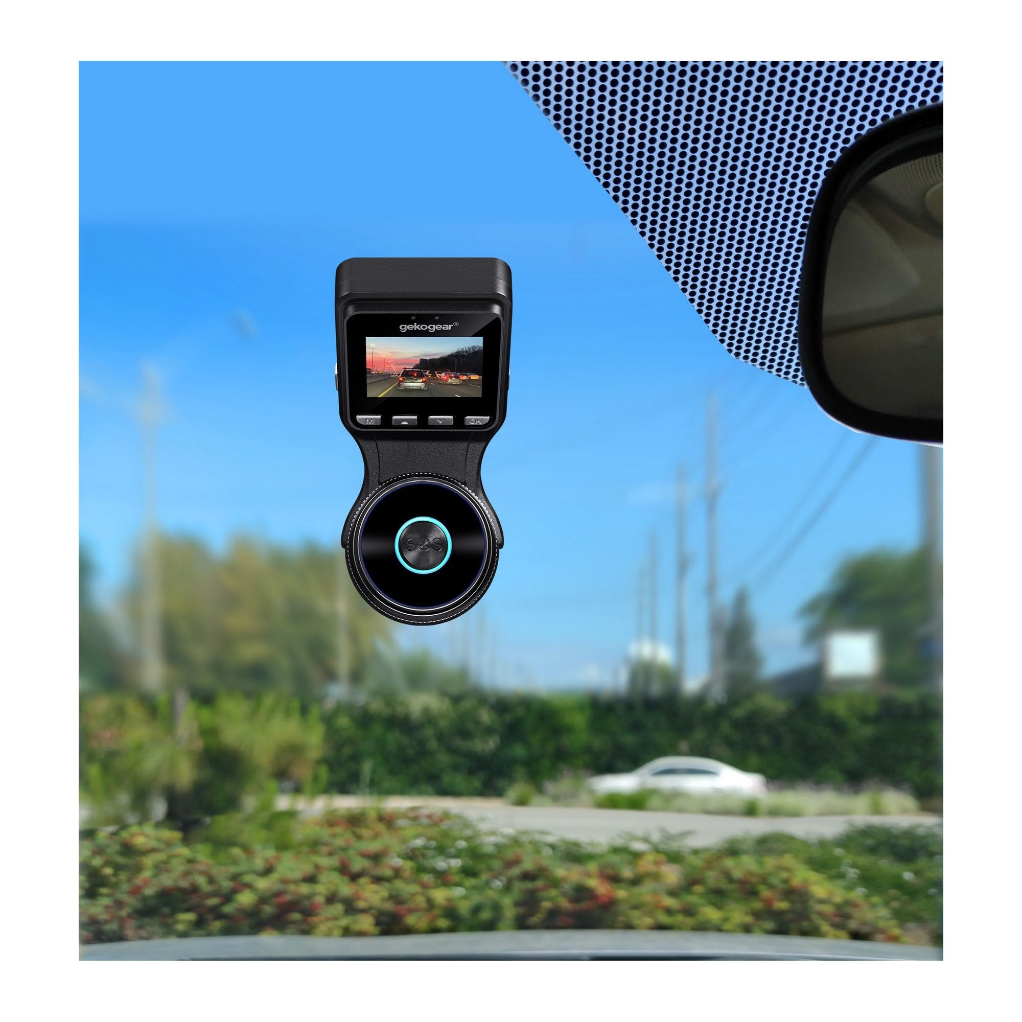 GekoGear Orbit D200 1296P Dash Camera - 15-13955