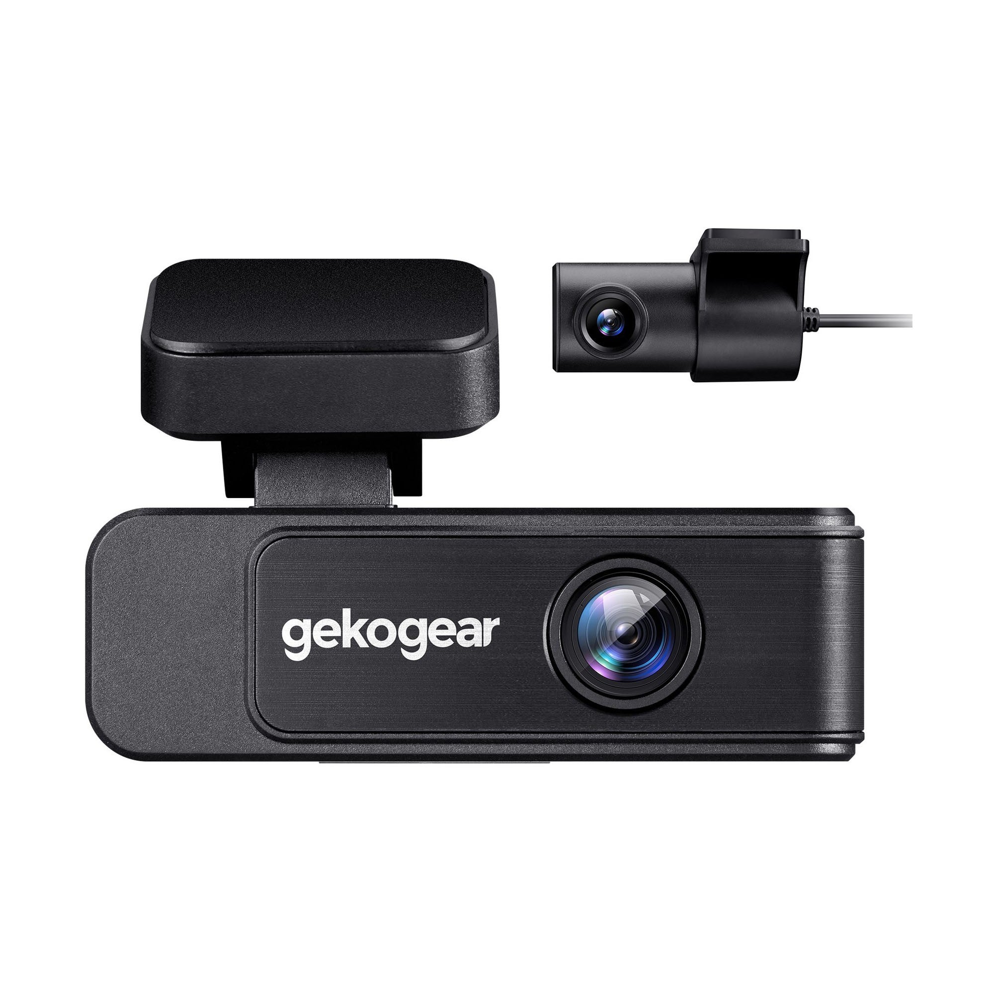 GekoGear Orbit D410 4K/1K Dual Front and Rear View Dash Cam with APP and GPS Logging - 15-13959