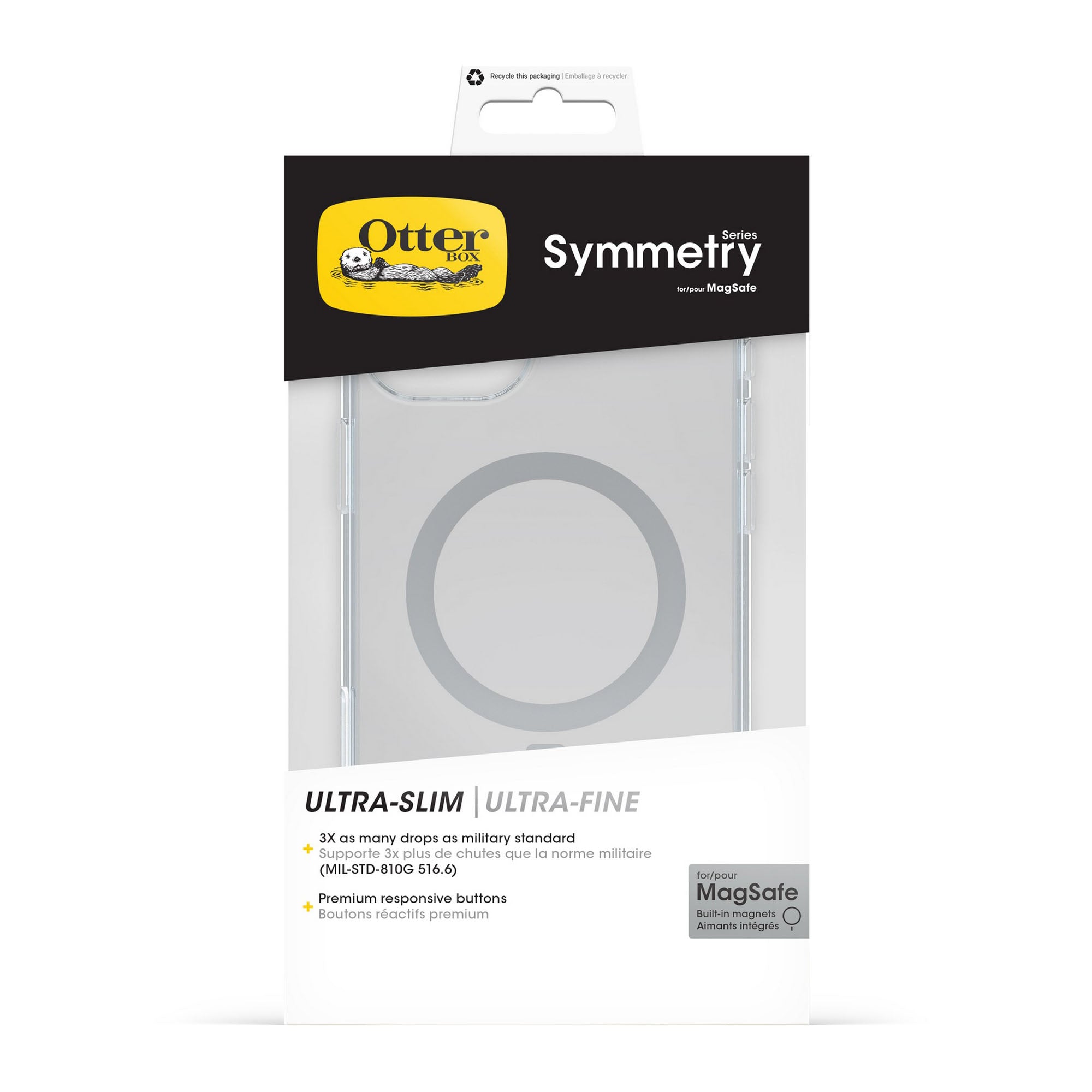 iPhone 16 Plus Otterbox Symmetry Clear Camera Control w/ MagSafe Series Case - Clear - 15-13962