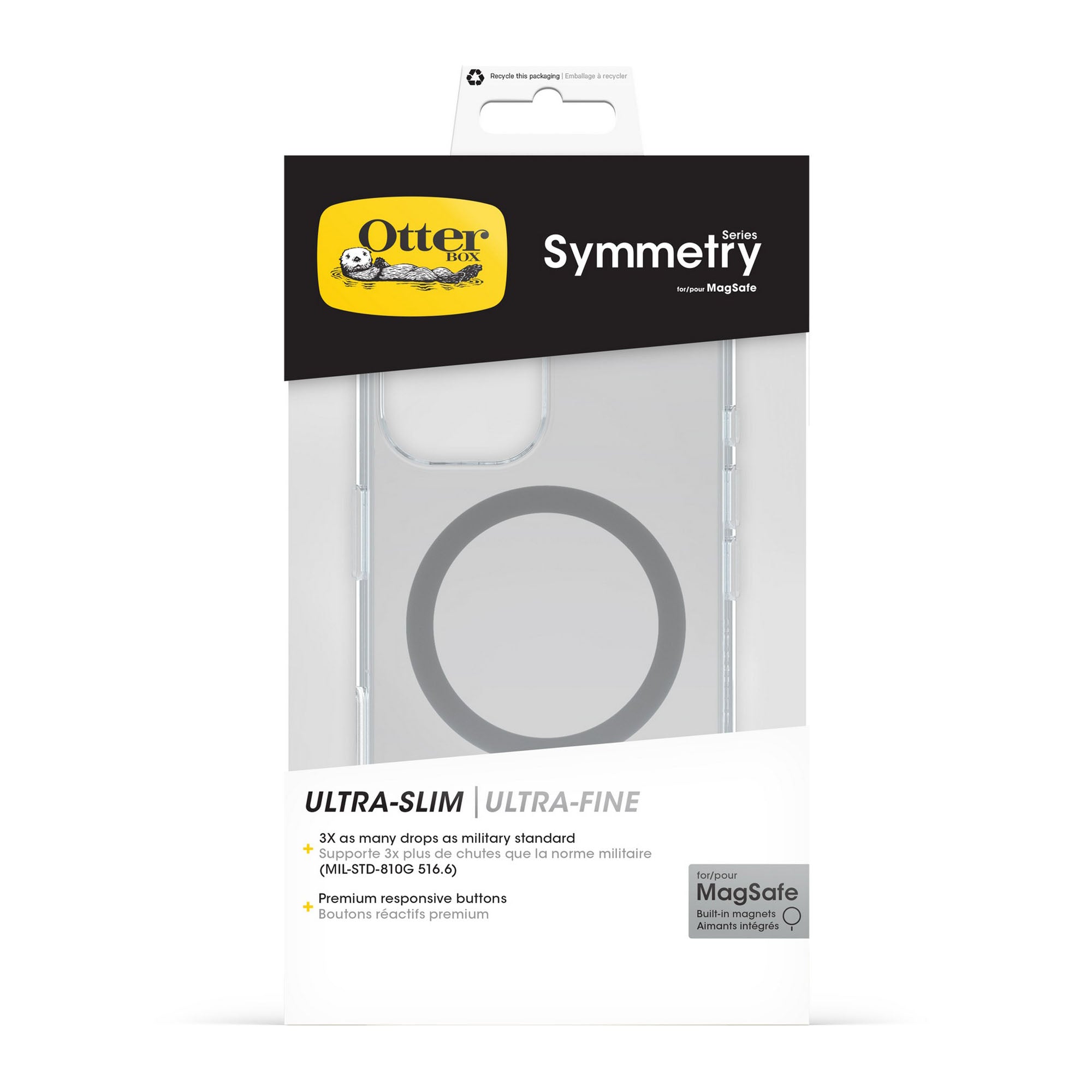 iPhone 16 Otterbox Symmetry Clear Camera Control  w/ MagSafe Series Case - Clear - 15-13963