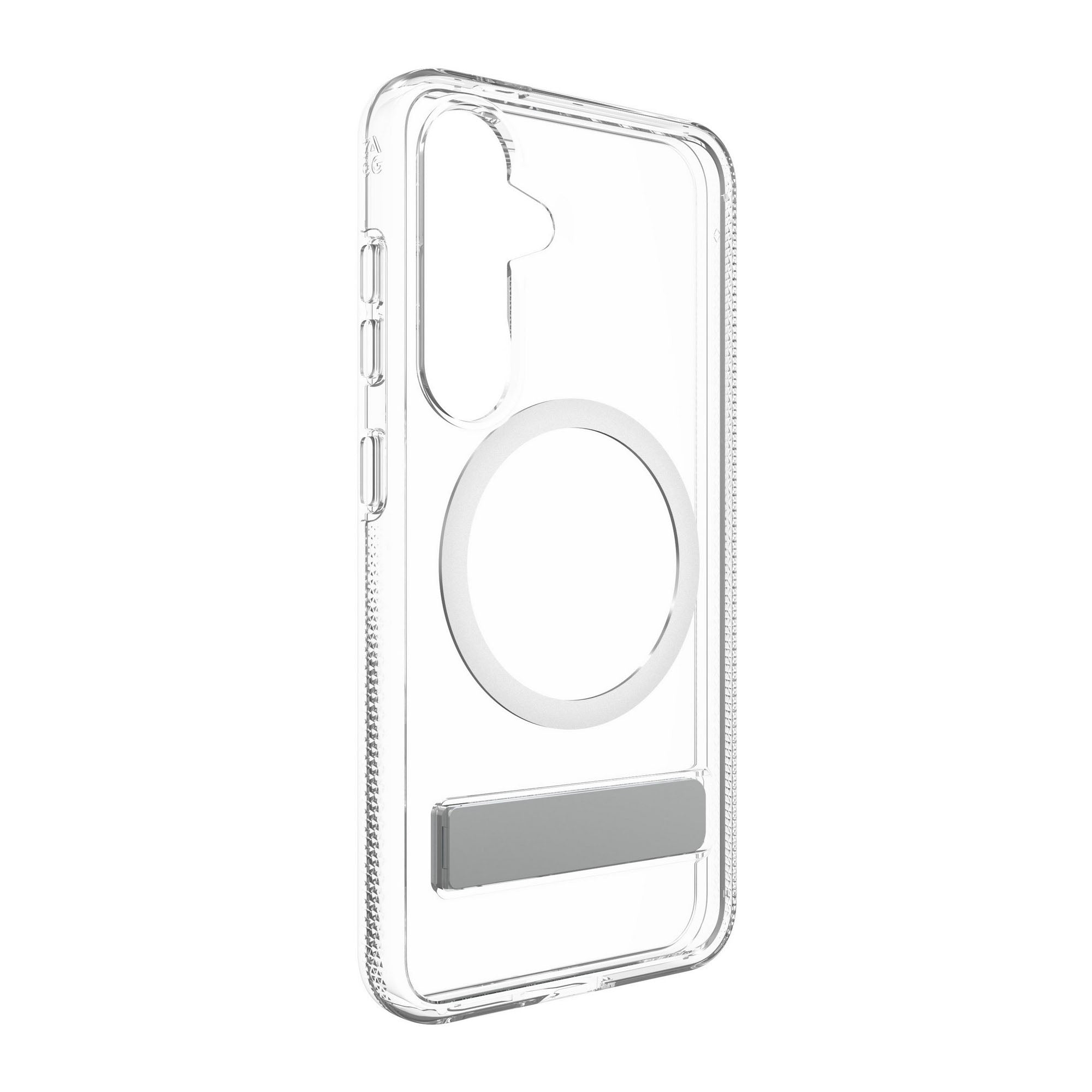 Samsung Galaxy S25 ZAGG Graphene Crystal Palace Snap Kickstand Case - Clear - 15-13985