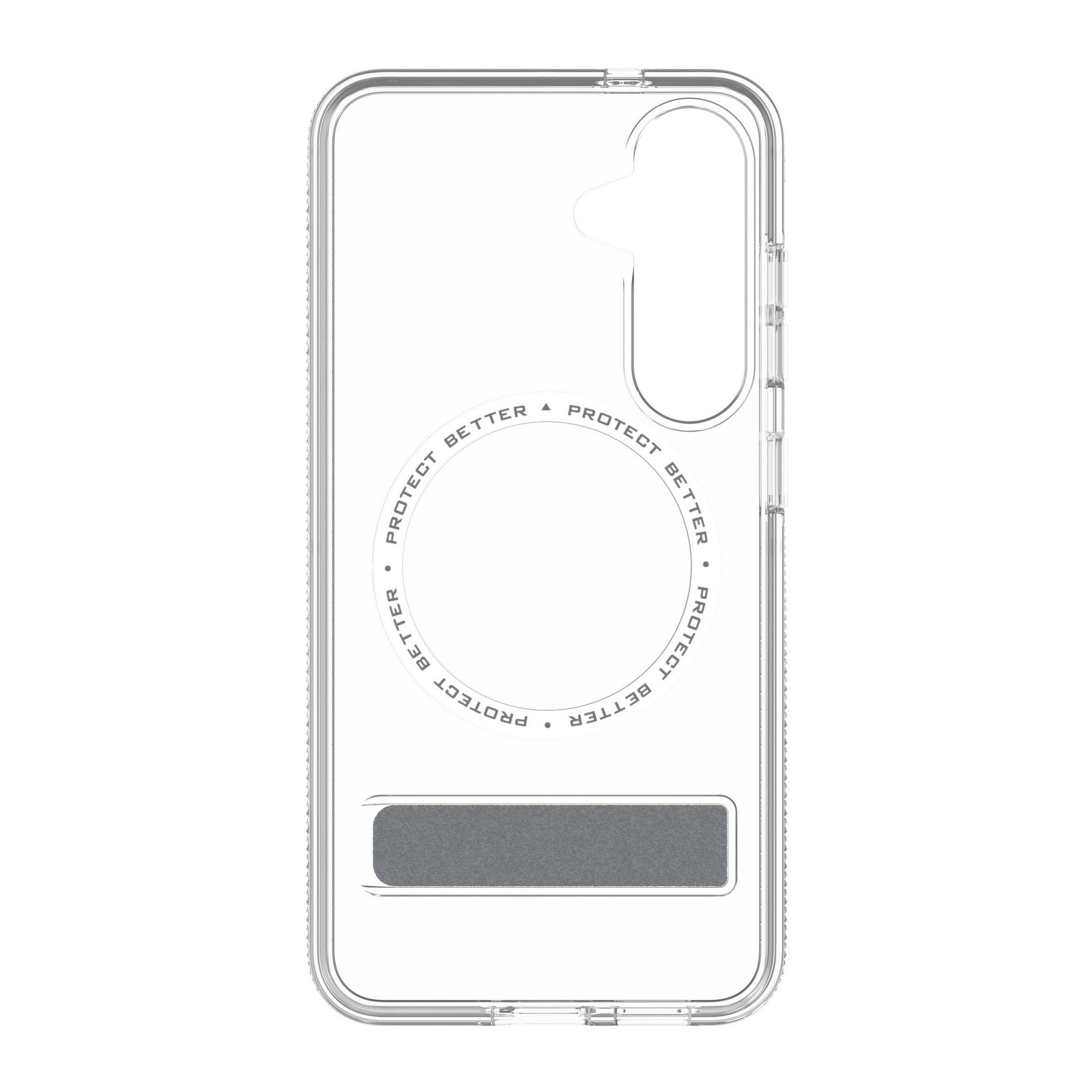 Samsung Galaxy S25 ZAGG Graphene Crystal Palace Snap Kickstand Case - Clear - 15-13985