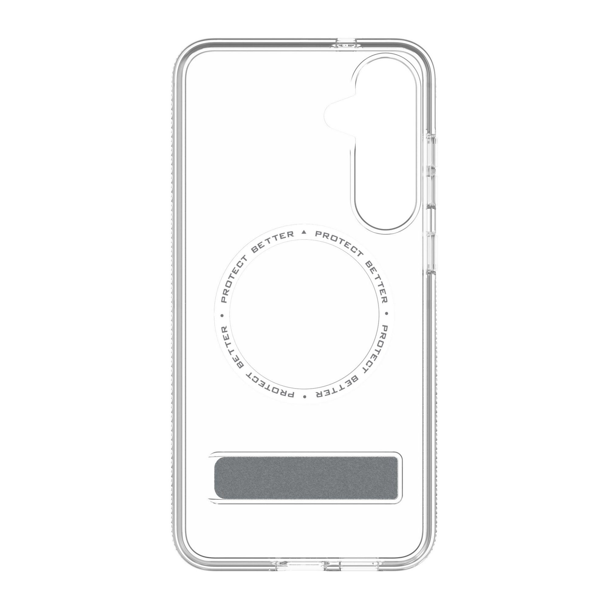 Samsung Galaxy S25+ ZAGG Graphene Crystal Palace Snap Kickstand Case - Clear - 15-13986