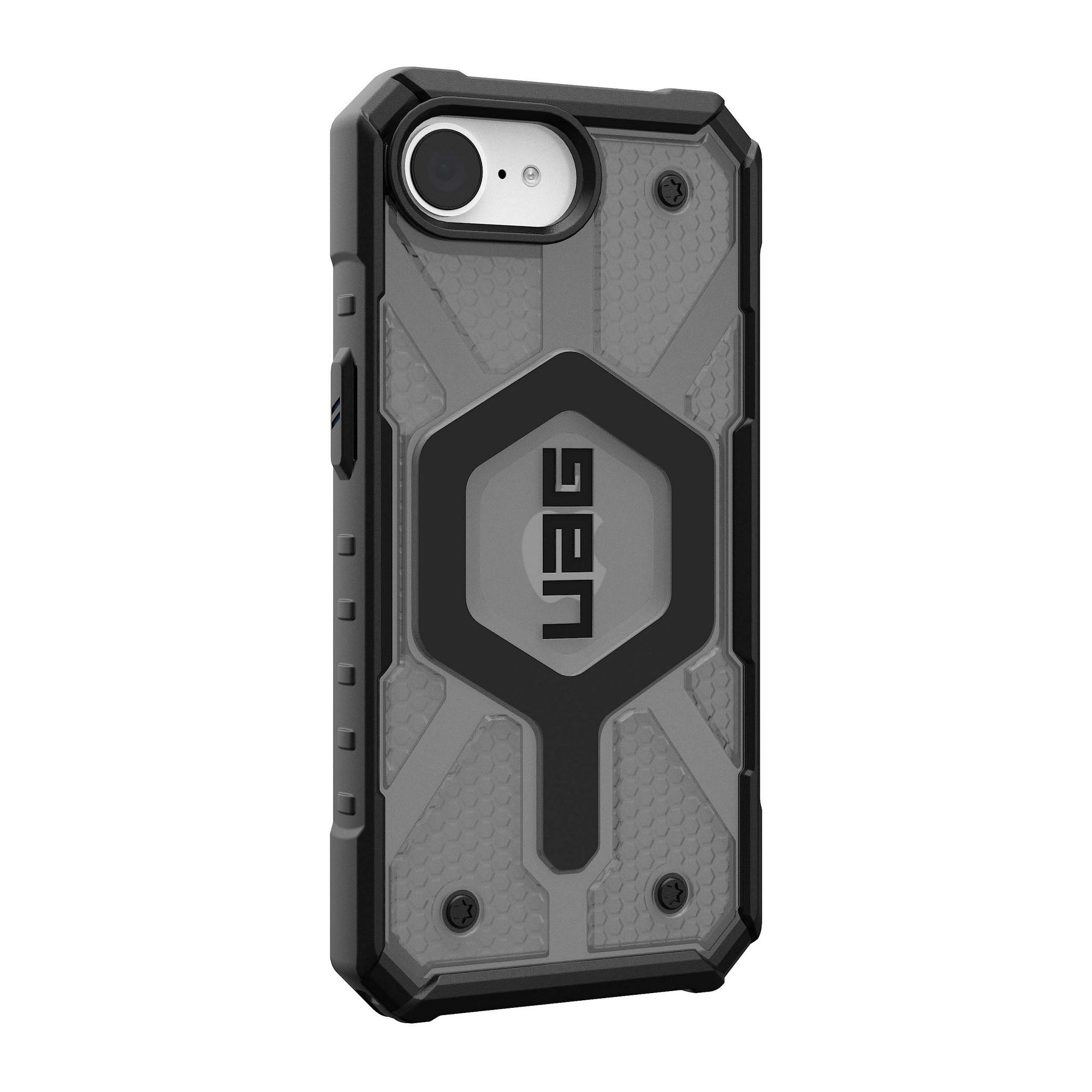 iPhone 16e UAG Pathfinder Clear MagSafe Case - Ash - 15-14037