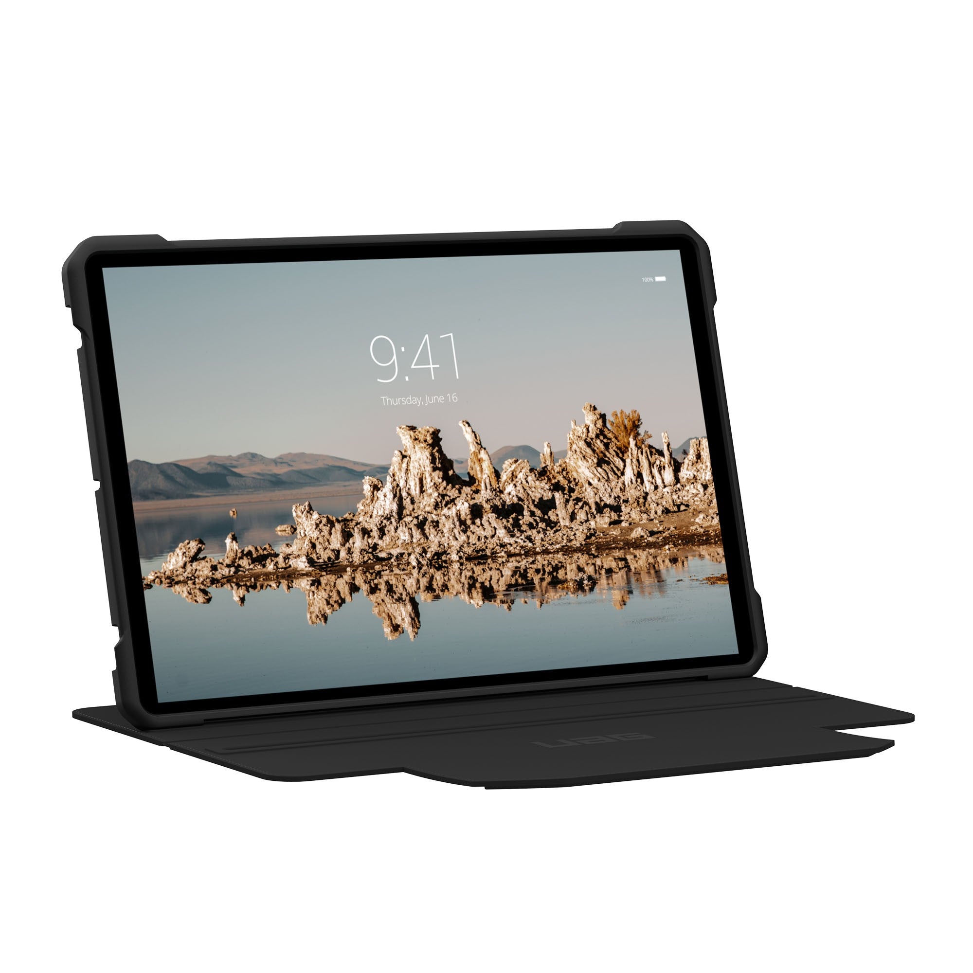 Samsung Galaxy Tab S10 Plus 12.4  UAG Metropolis SE Folio Case - Black - 15-14057