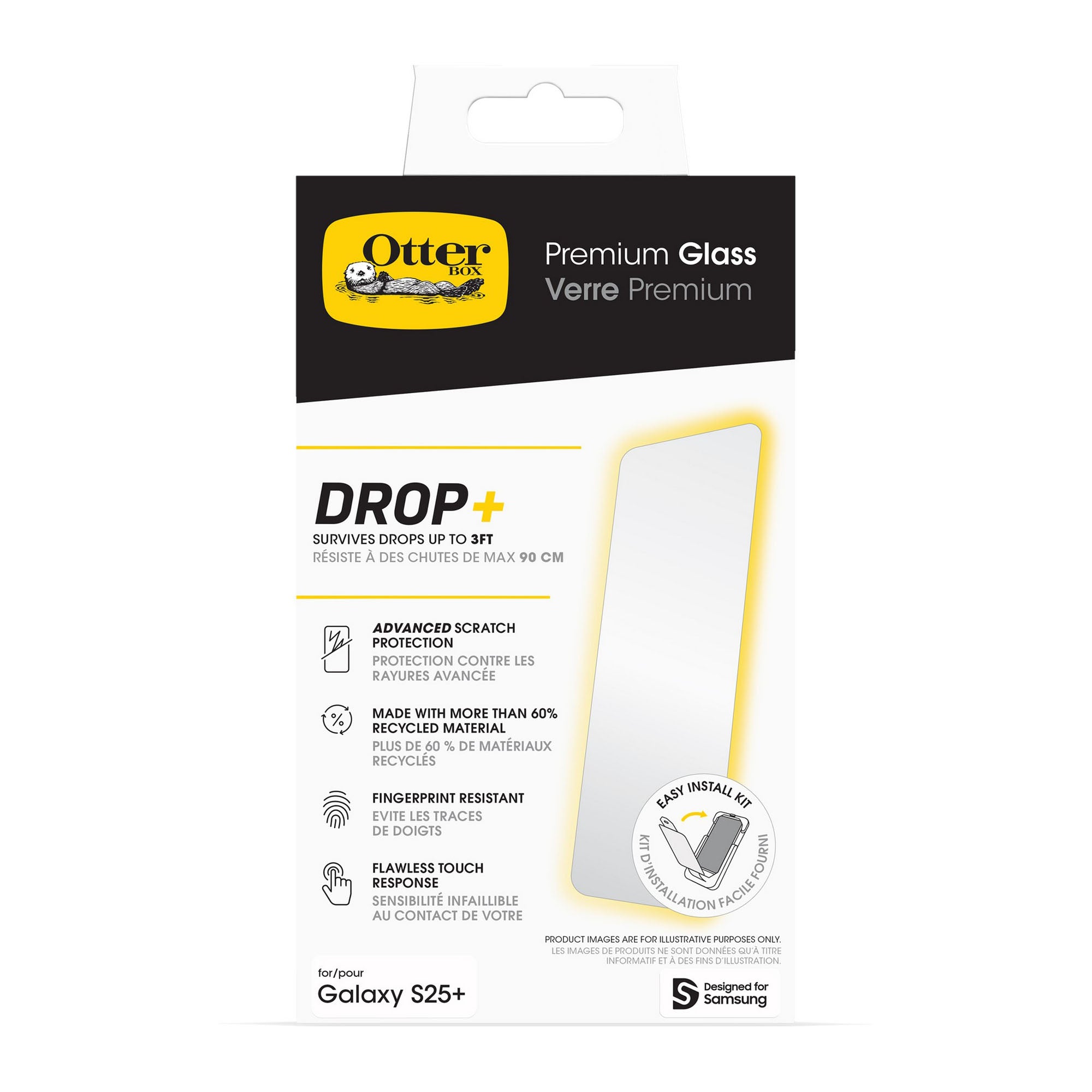 Samsung Galaxy S25+ Otterbox Premium Glass Screen Protector - 15-14088