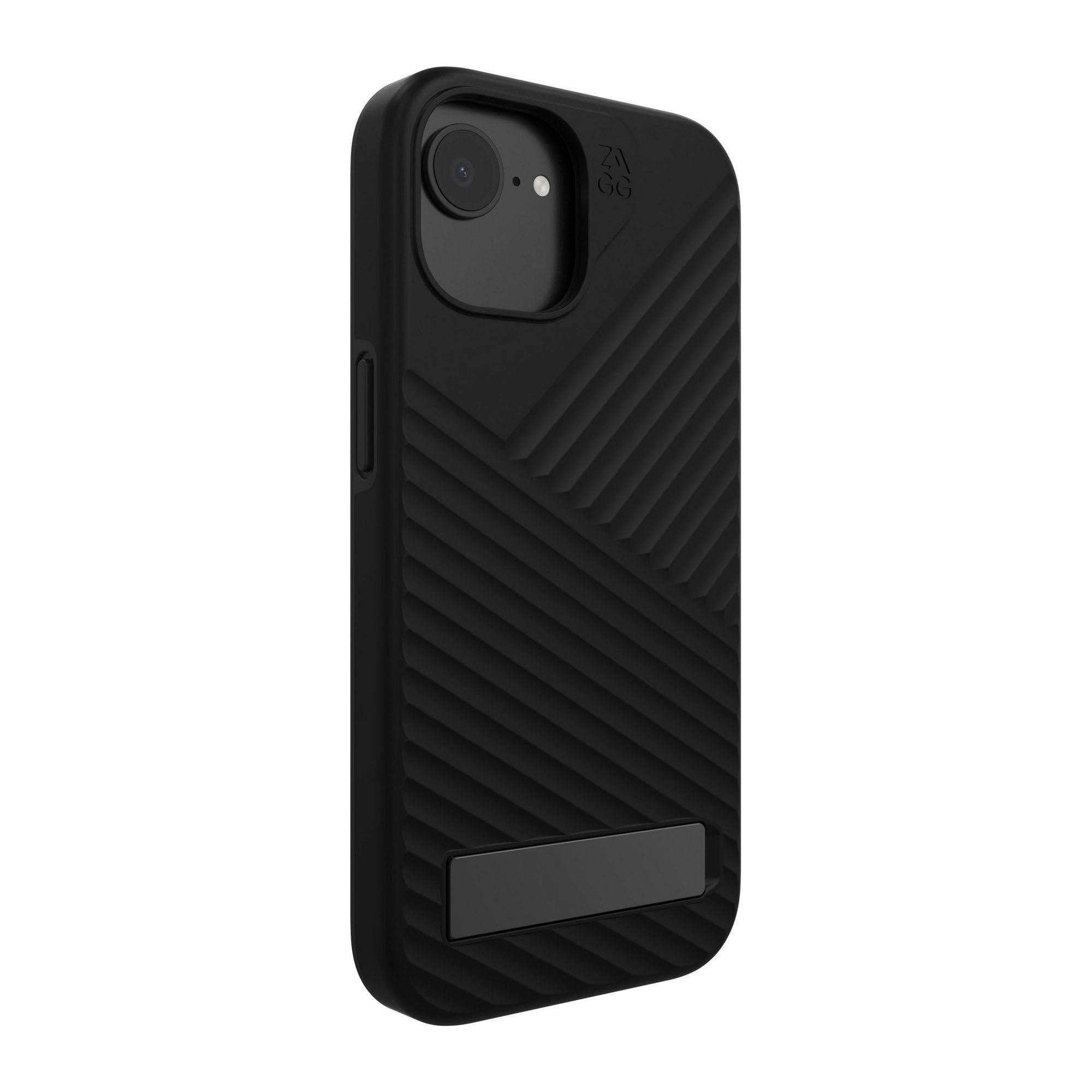 iPhone 16e/15/14/13 ZAGG Graphene Denali Snap Kickstand Case - Black - 15-14115