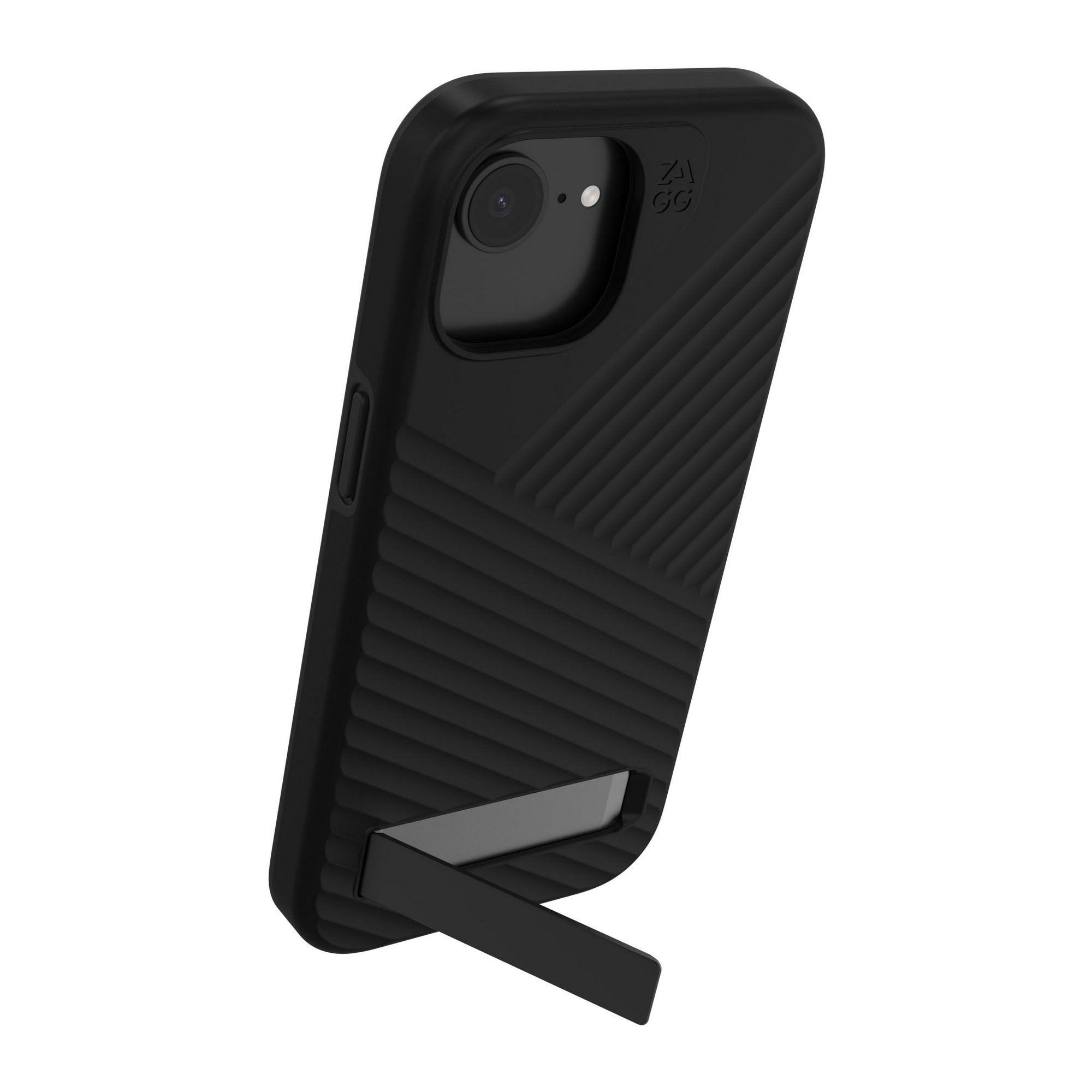 iPhone 16e/15/14/13 ZAGG Graphene Denali Snap Kickstand Case - Black - 15-14115