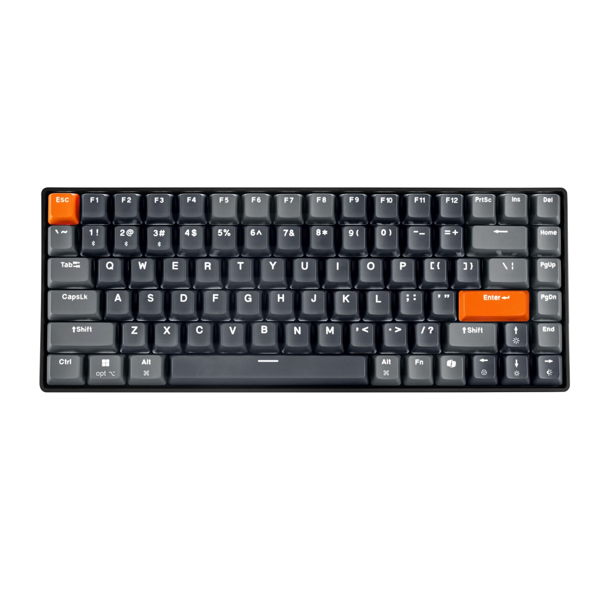 Adesso Wired/Wireless/Bluetooth Multi-OS Illuminated Mechanical Mini Keyboard w/ CoPilot AI Hotkey - 15-14256