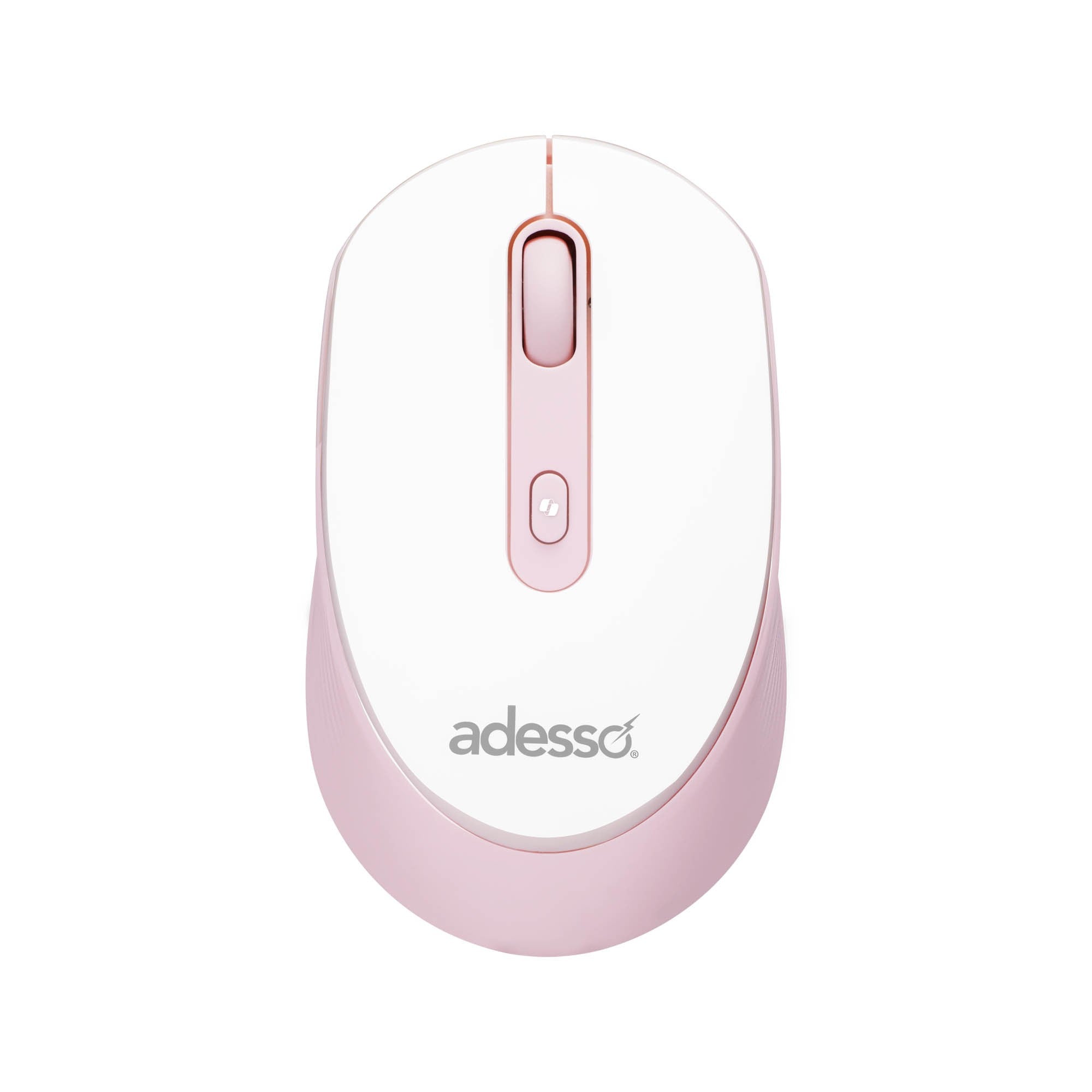 Adesso Wireless Mouse with AI CoPilot Shortcut Button - Pink - 15-14262