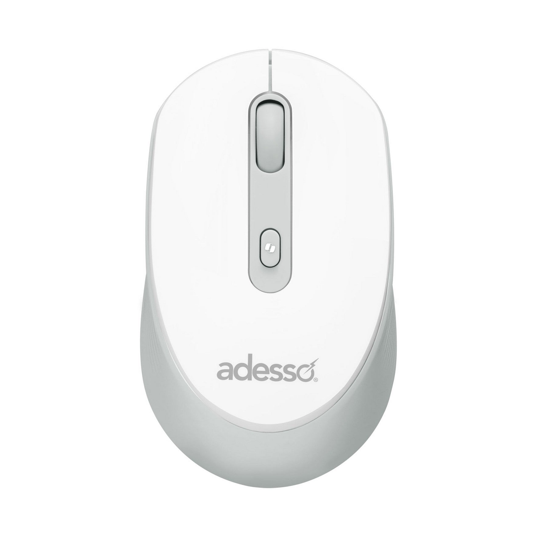 Adesso Wireless Mouse with AI CoPilot Shortcut Button - White - 15-14263