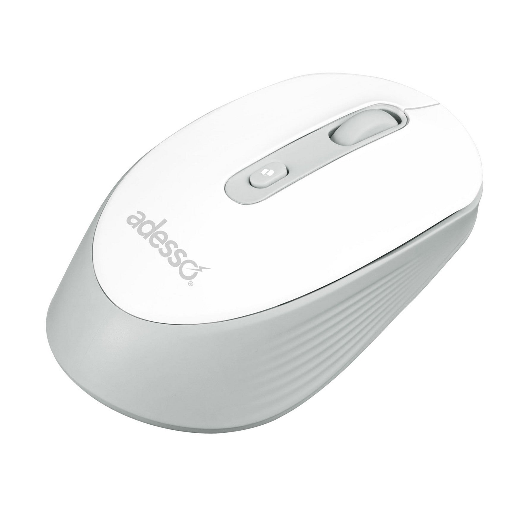 Adesso Wireless Mouse with AI CoPilot Shortcut Button - White - 15-14263