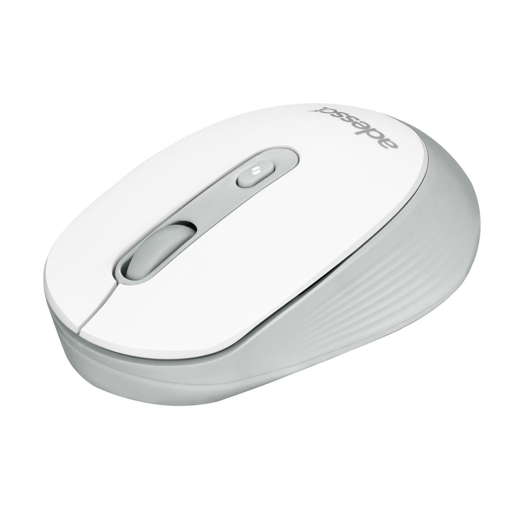 Adesso Wireless Mouse with AI CoPilot Shortcut Button - White - 15-14263