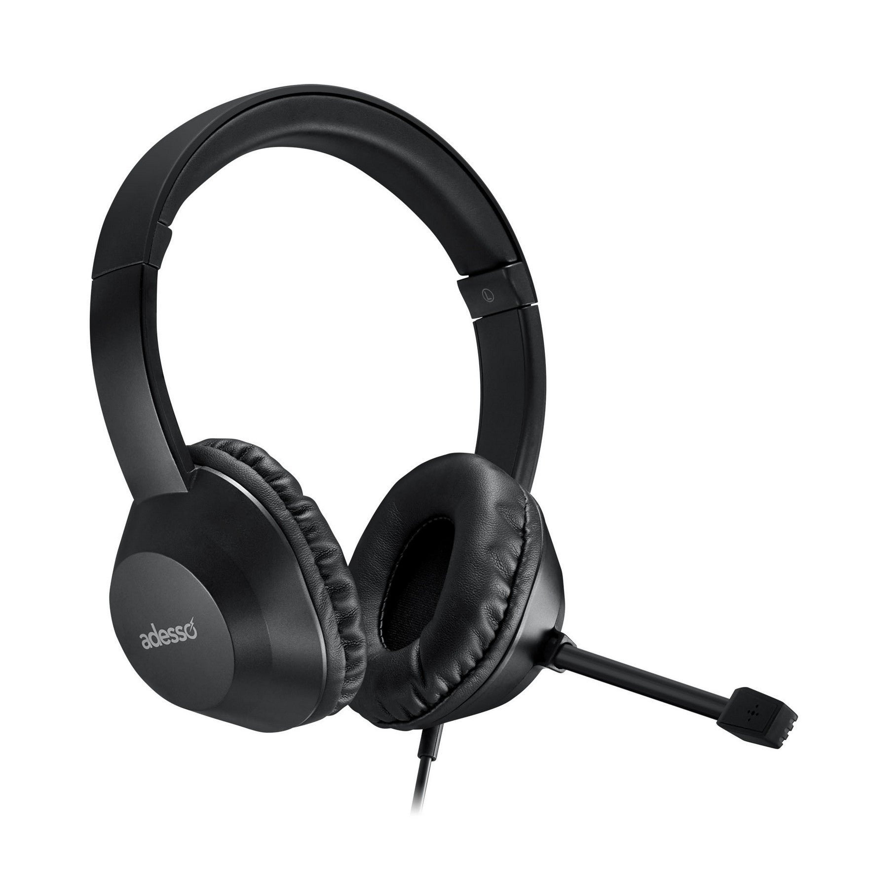 Adesso AI Copilot Headset w/microphone, Volume, Mute, answer/end call - USB-C - USB-A - 15-14270