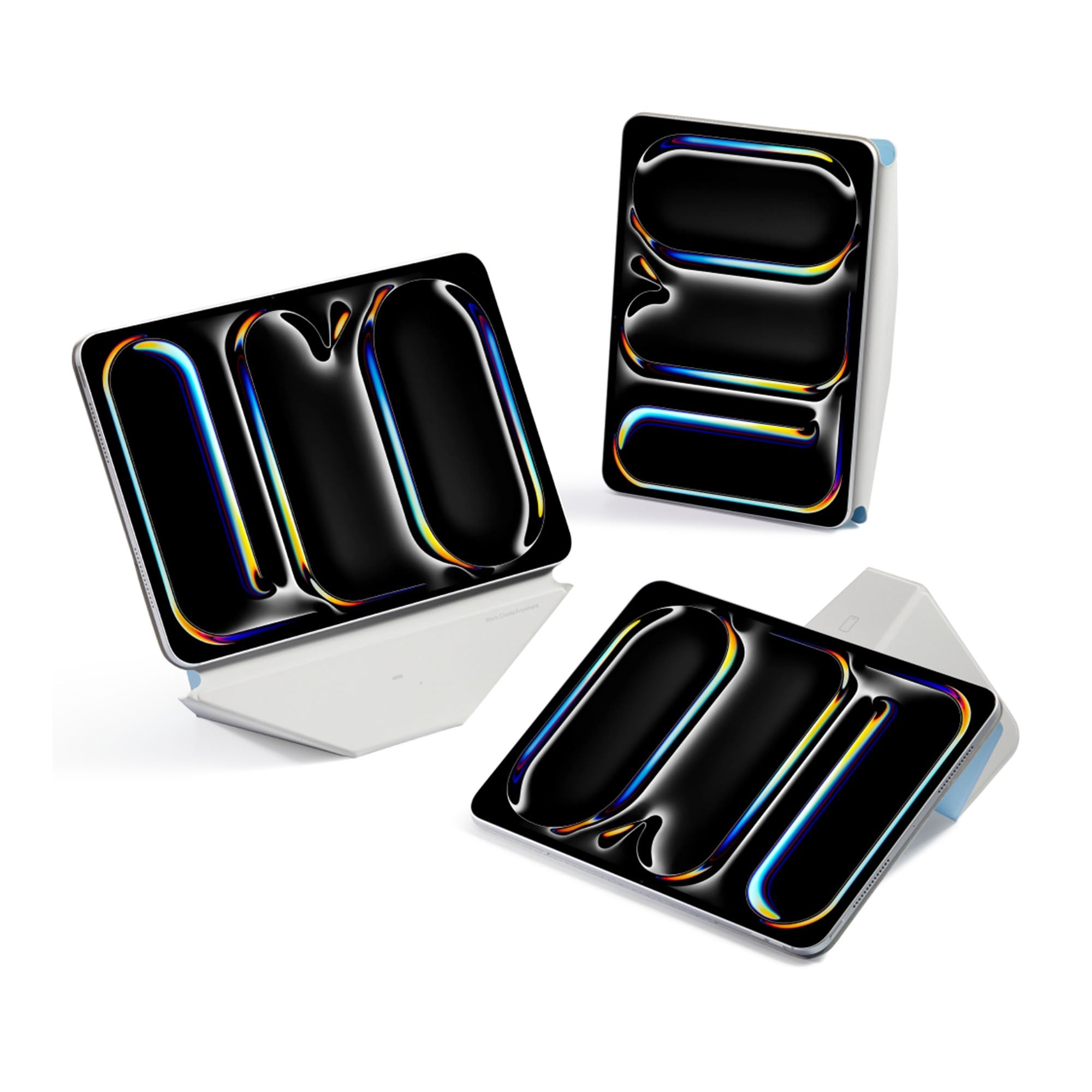 iPad Air 13-in M3/M2/Pro 12.9 6th Gen MOFT Dynamic Folio Case - Soothing Mist/ Sienna - 15-14409