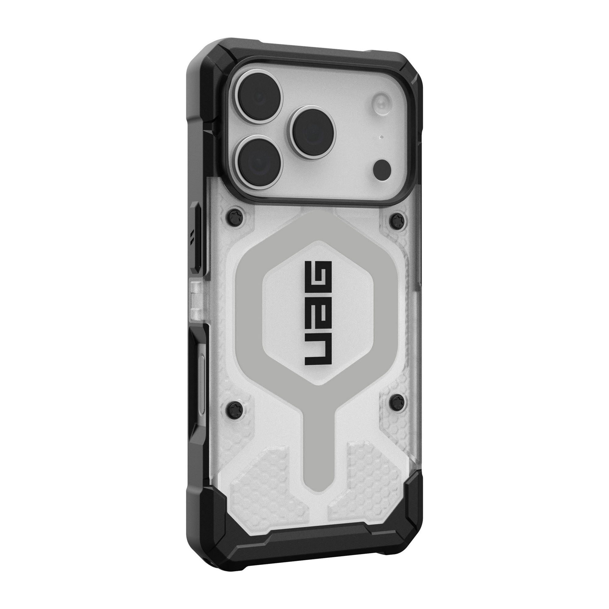 iPhone 17 Pro UAG Pathfinder Clear Magsafe Case - Ice/Silver - 15-14481