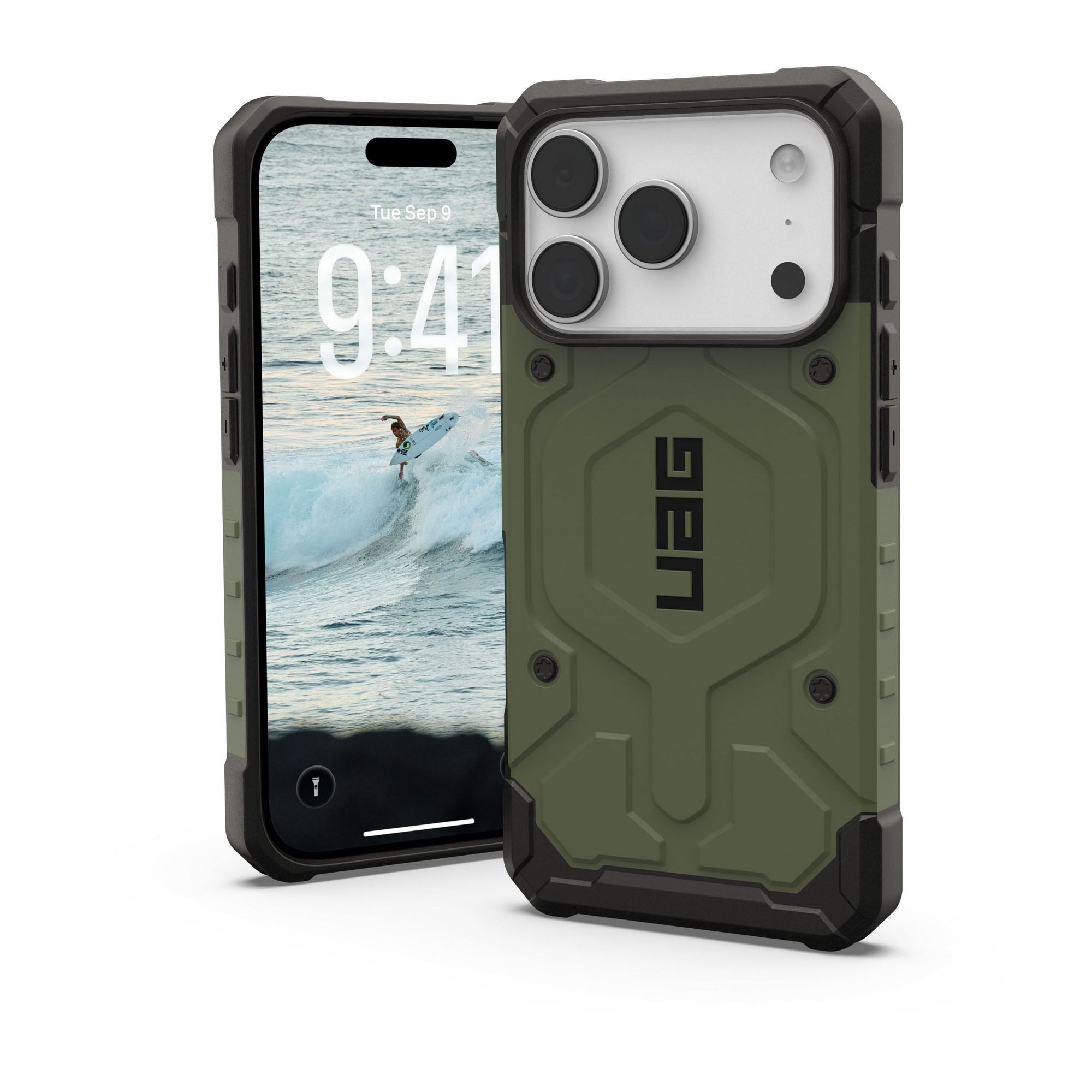 iPhone 17 Pro UAG Pathfinder MagSafe Case - Olive - 15-14484