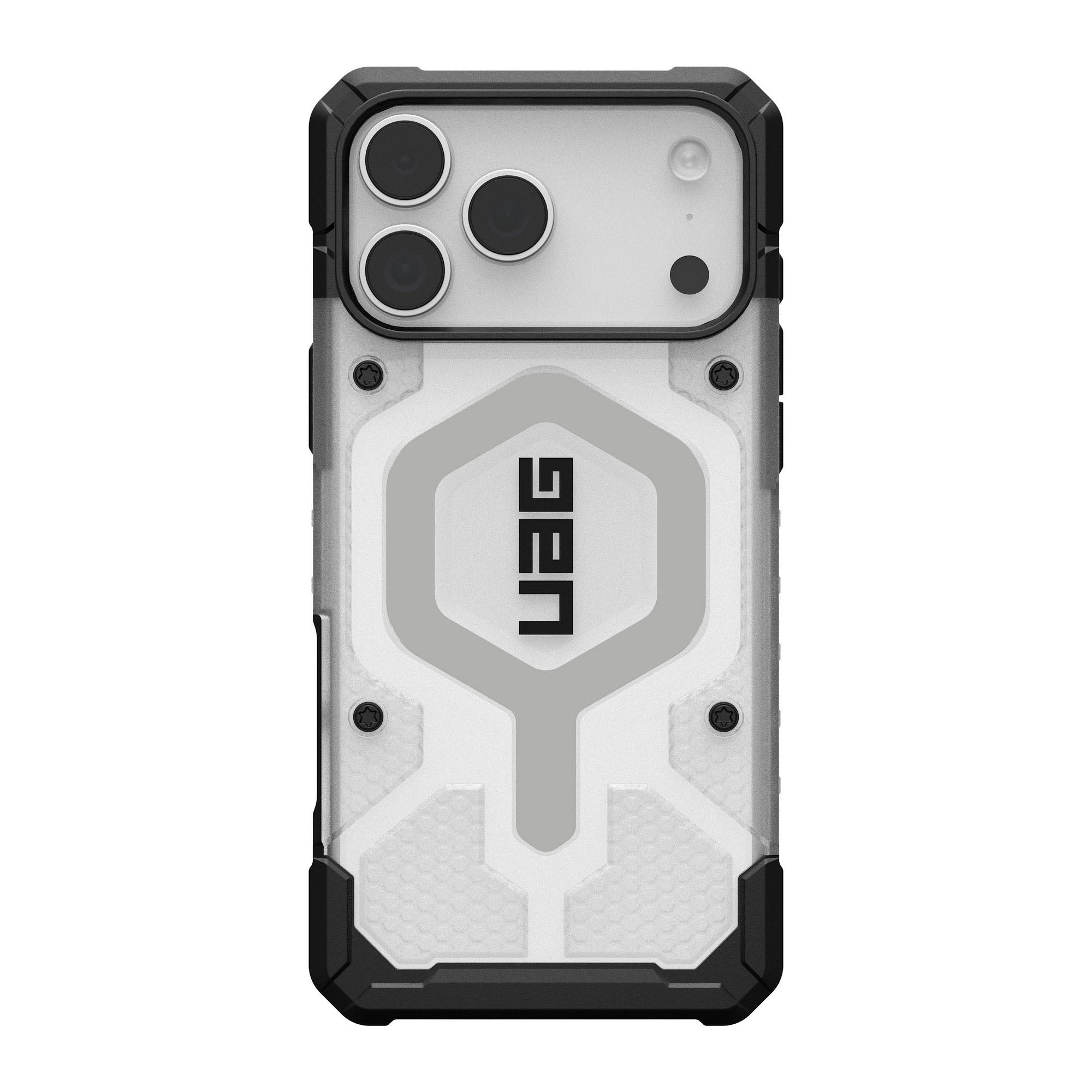 iPhone 17 Pro Max UAG Pathfinder Clear Magsafe Case - Ice/Silver - 15-14494