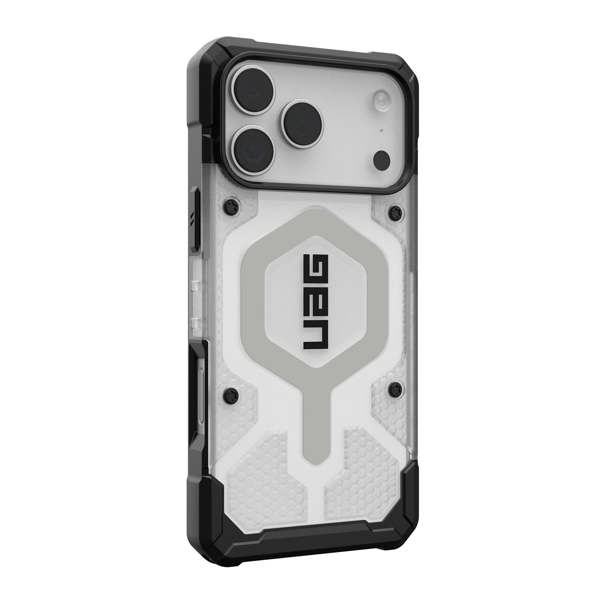iPhone 17 Pro Max UAG Pathfinder Clear Magsafe Case - Ice/Silver - 15-14494