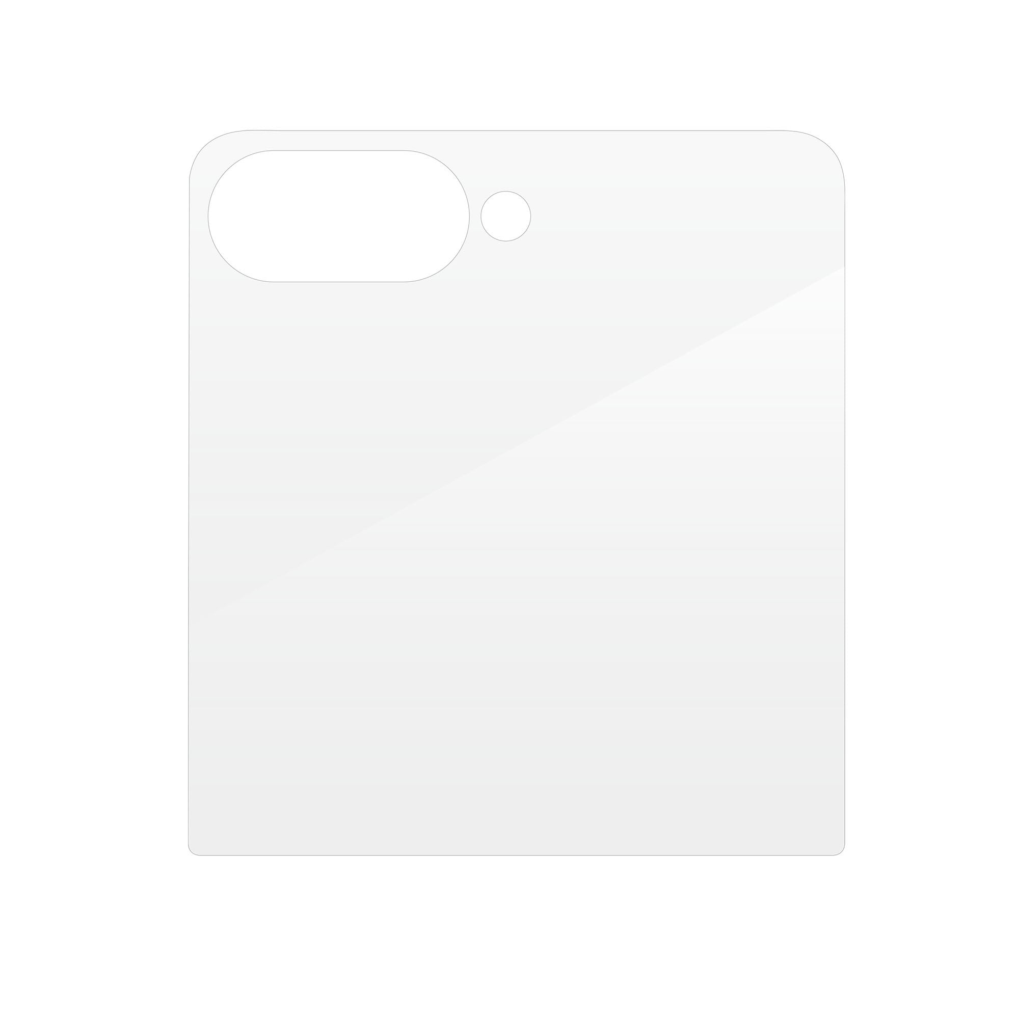 Samsung Galaxy Z Flip7 ZAGG InvisibleShield Glass Elite Screen Protector - 15-14512