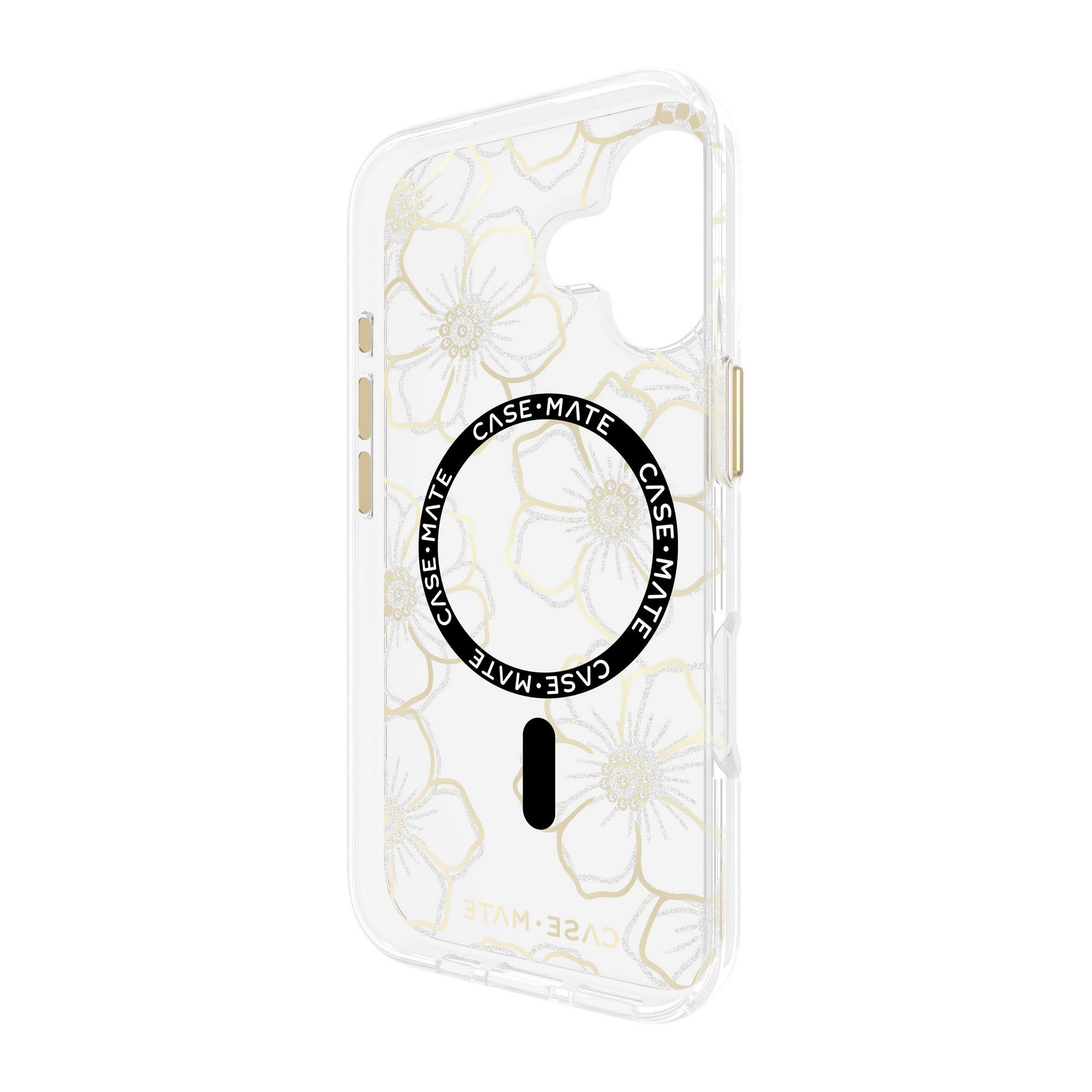 iPhone 17 Case-Mate Floral Gems MagSafe Case - Gold - 15-14564