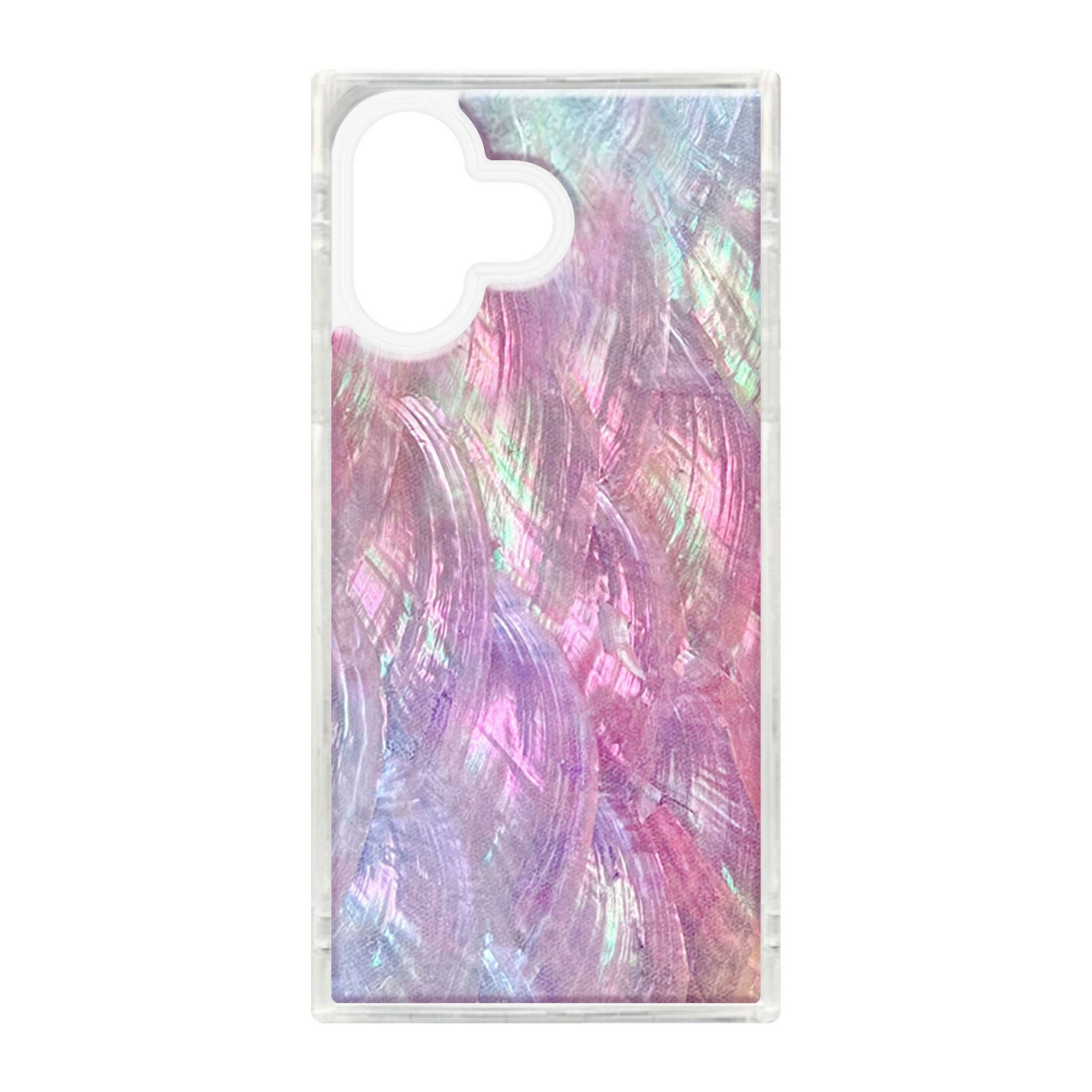 iPhone 17 FLAUNT Square MagSafe Case - Pink Mother of Pearl - 15-14571