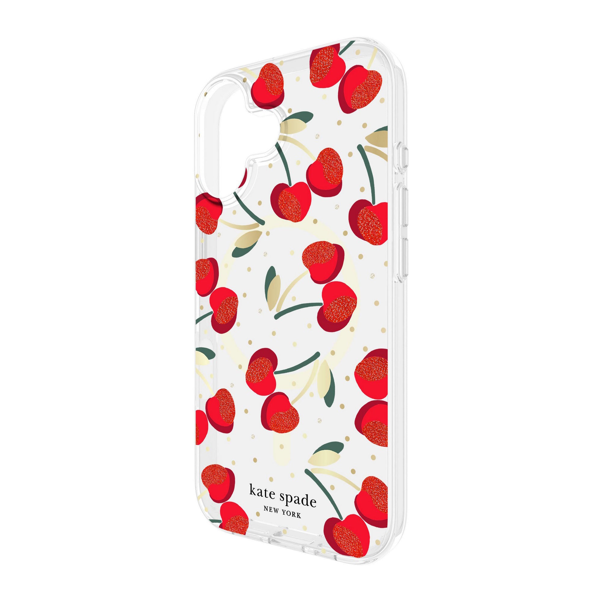 iPhone 17 Kate Spade Protective MagSafe Case - Cherry Dot - 15-14574