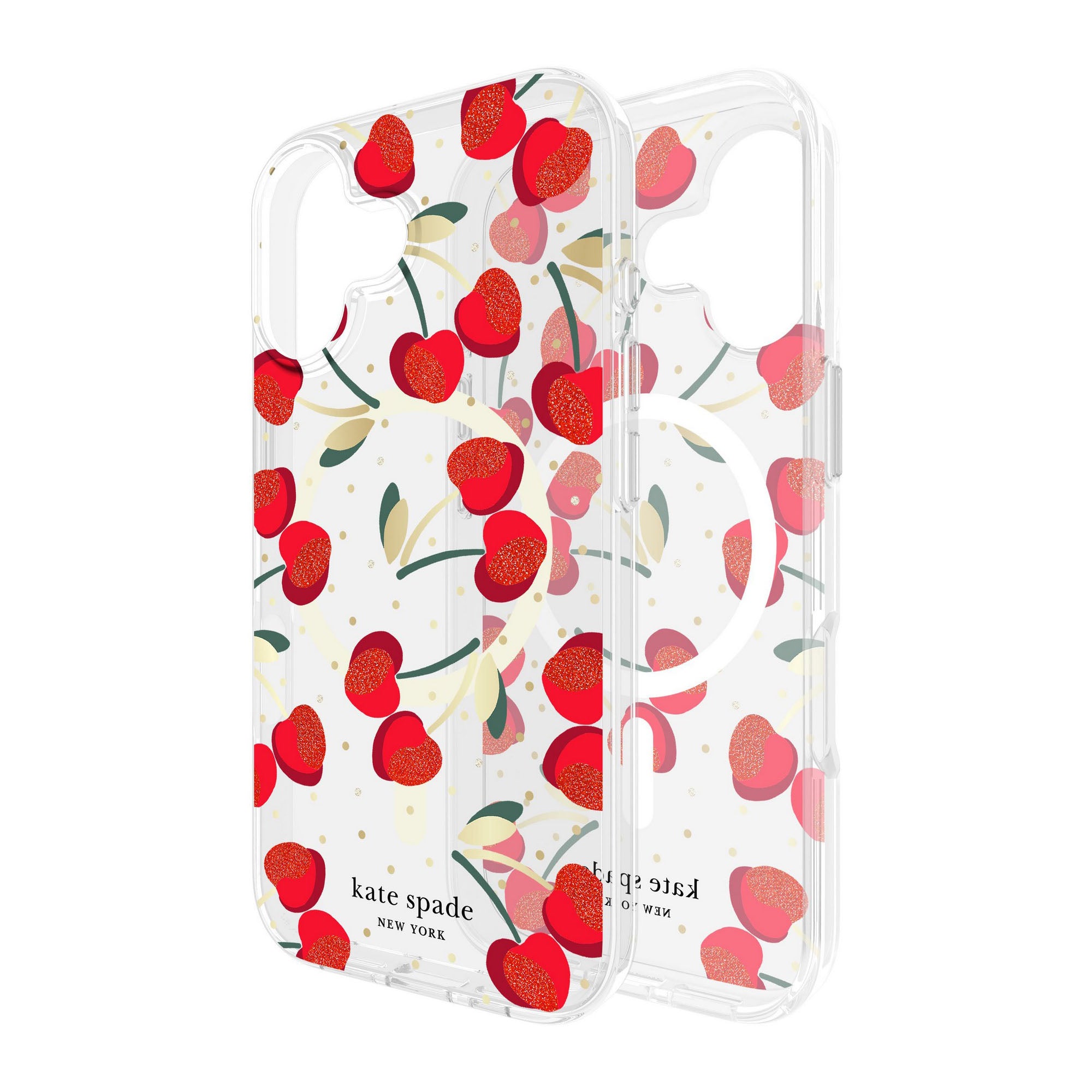 iPhone 17 Kate Spade Protective MagSafe Case - Cherry Dot - 15-14574