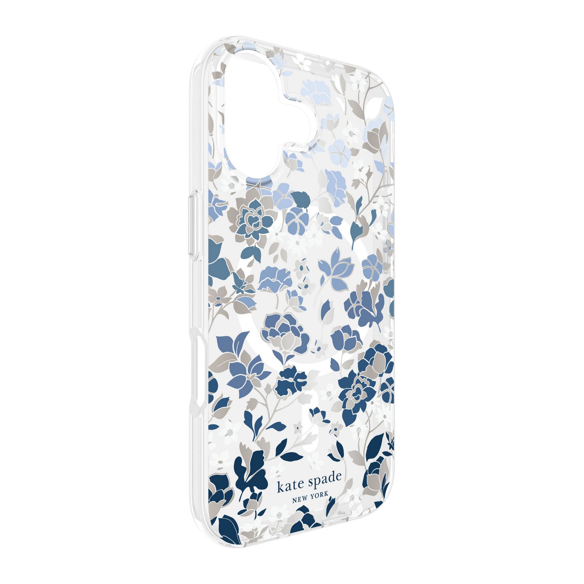 iPhone 17 Kate Spade Protective MagSafe Case - Flowerbed Blue - 15-14576