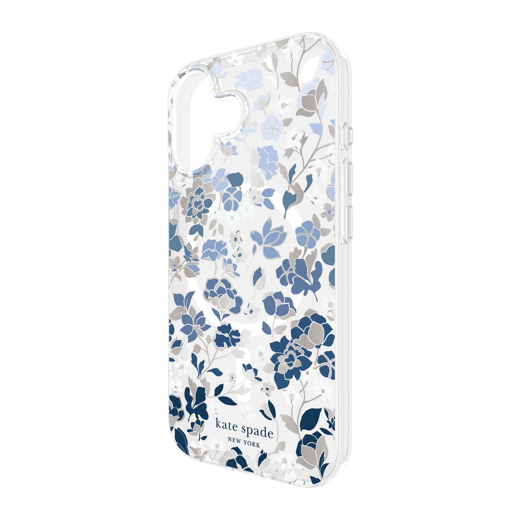 iPhone 17 Kate Spade Protective MagSafe Case - Flowerbed Blue - 15-14576